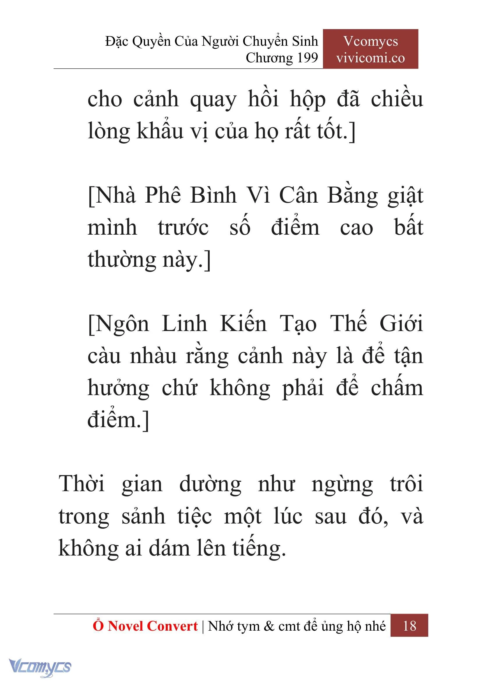 [Novel] Đặc Quyền Của Người Chuyển Sinh Chapter  199 - 21