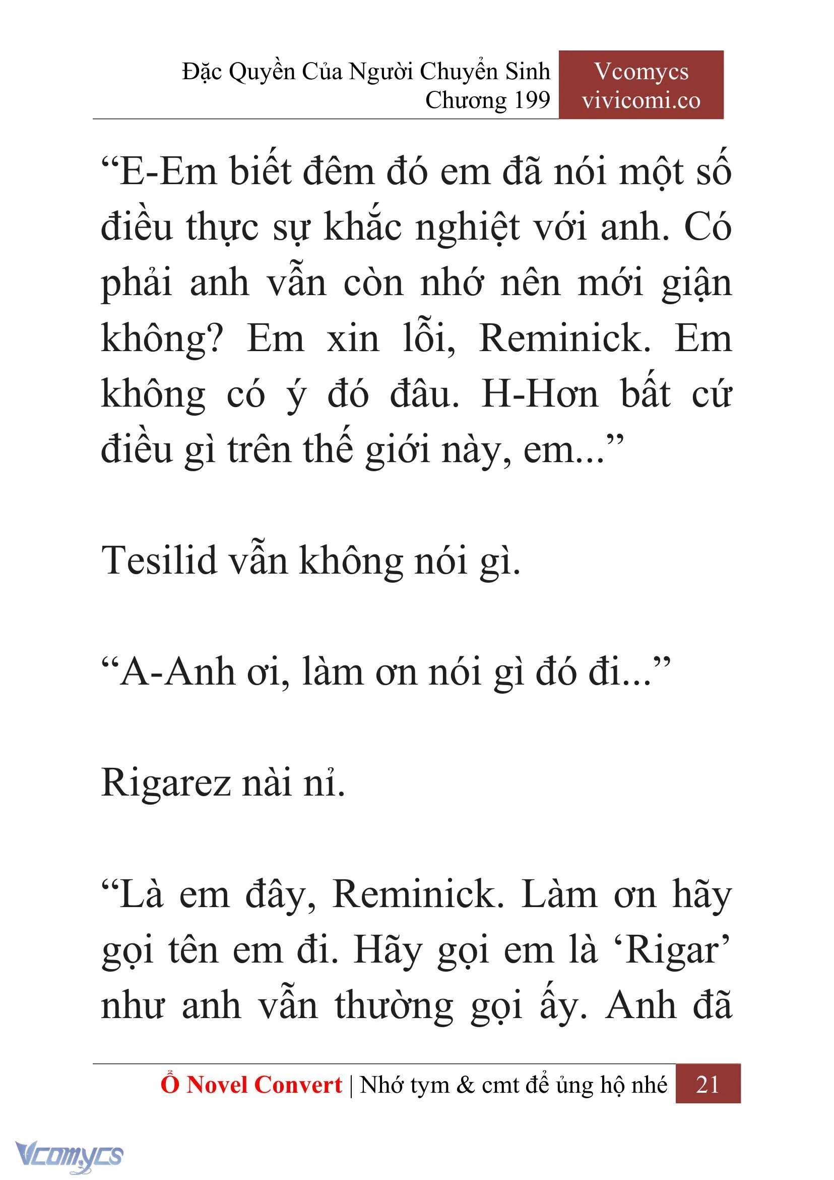 [Novel] Đặc Quyền Của Người Chuyển Sinh Chapter  199 - 24