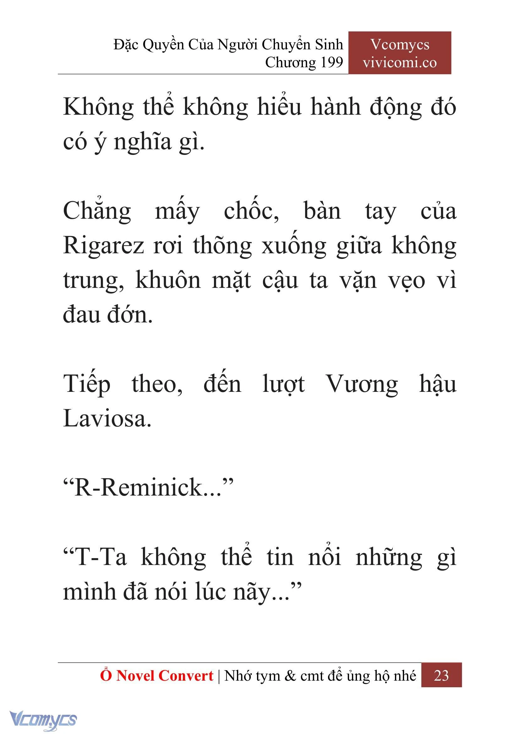 [Novel] Đặc Quyền Của Người Chuyển Sinh Chapter  199 - 26