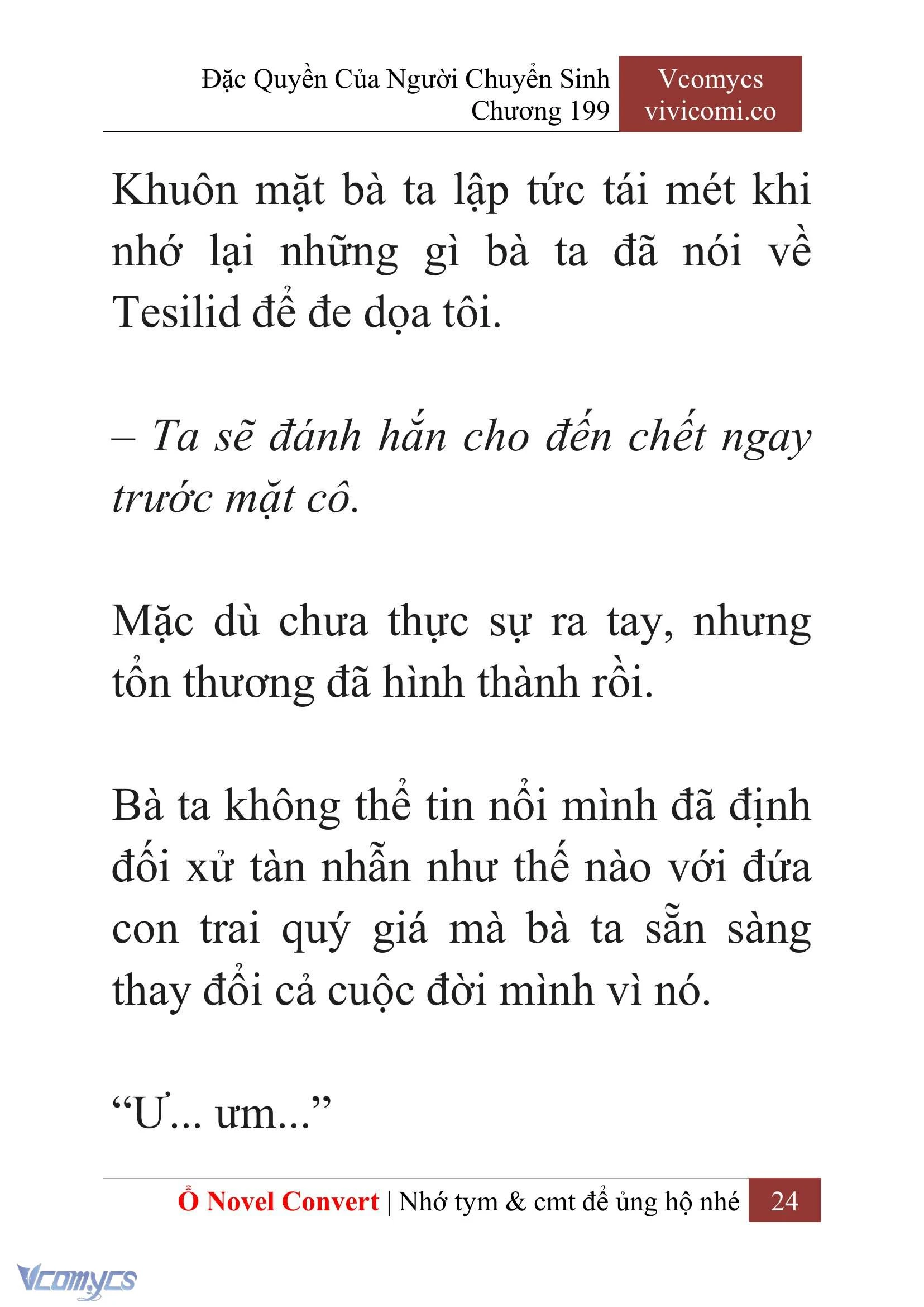 [Novel] Đặc Quyền Của Người Chuyển Sinh Chapter  199 - 27