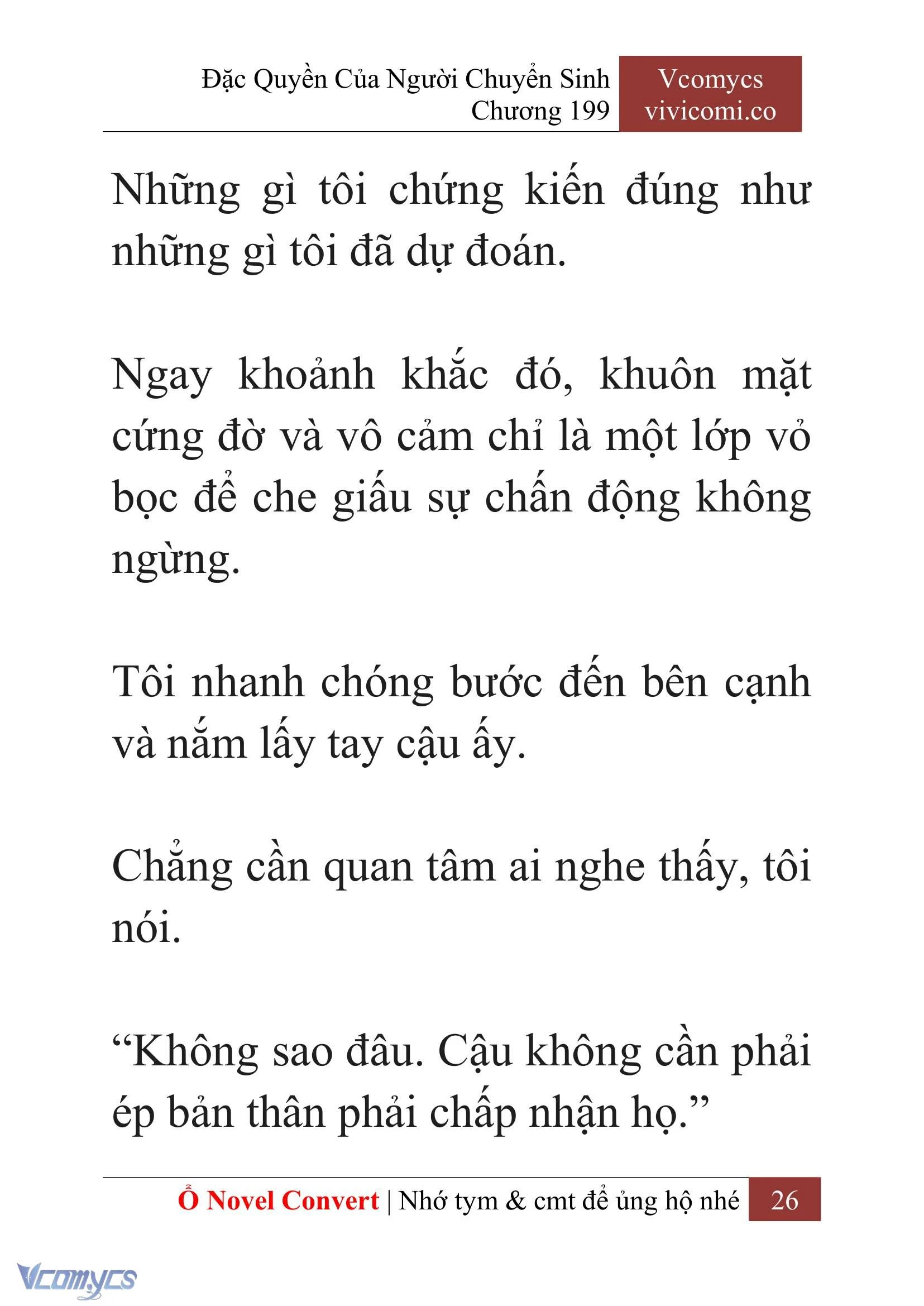 [Novel] Đặc Quyền Của Người Chuyển Sinh Chapter  199 - 29