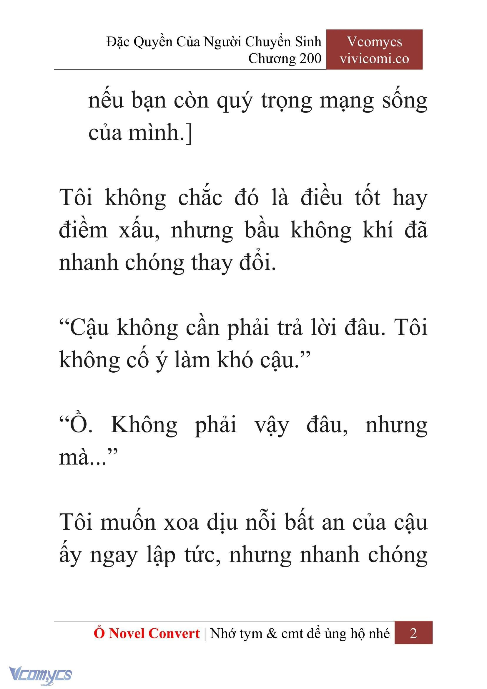 [Novel] Đặc Quyền Của Người Chuyển Sinh Chapter  200 - 5