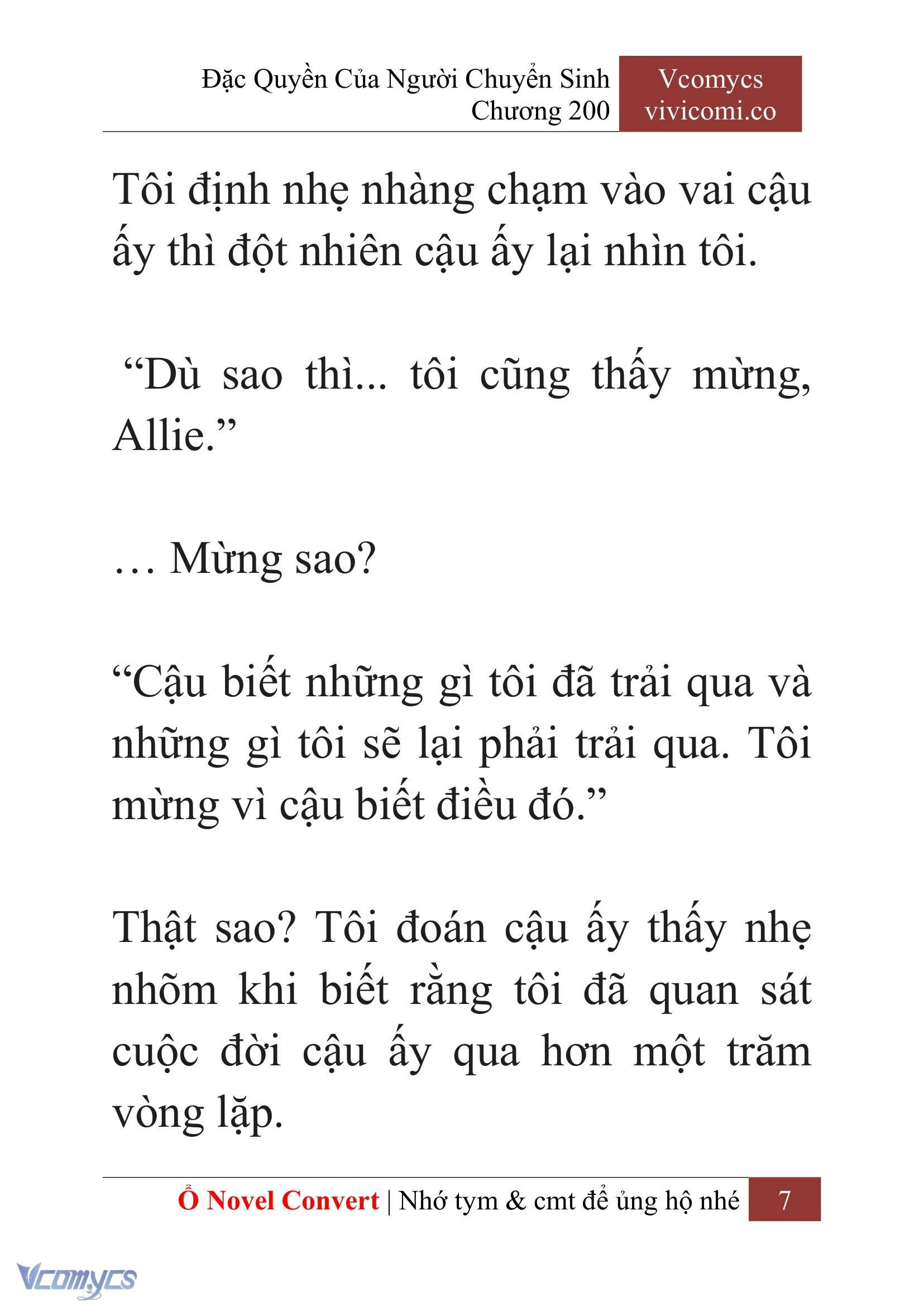[Novel] Đặc Quyền Của Người Chuyển Sinh Chapter  200 - 10