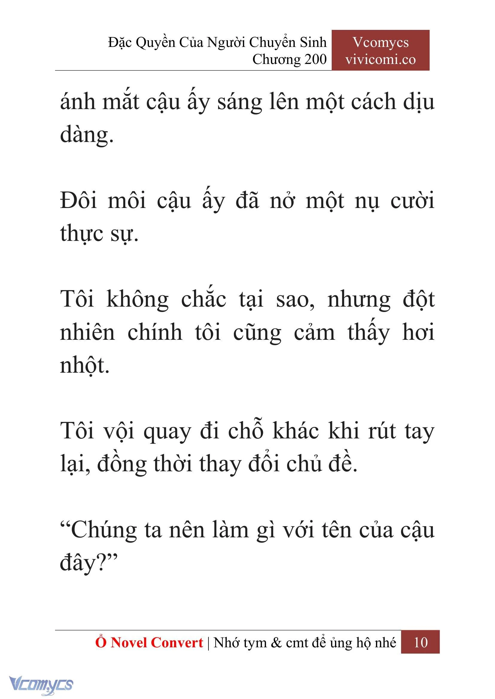 [Novel] Đặc Quyền Của Người Chuyển Sinh Chapter  200 - 13
