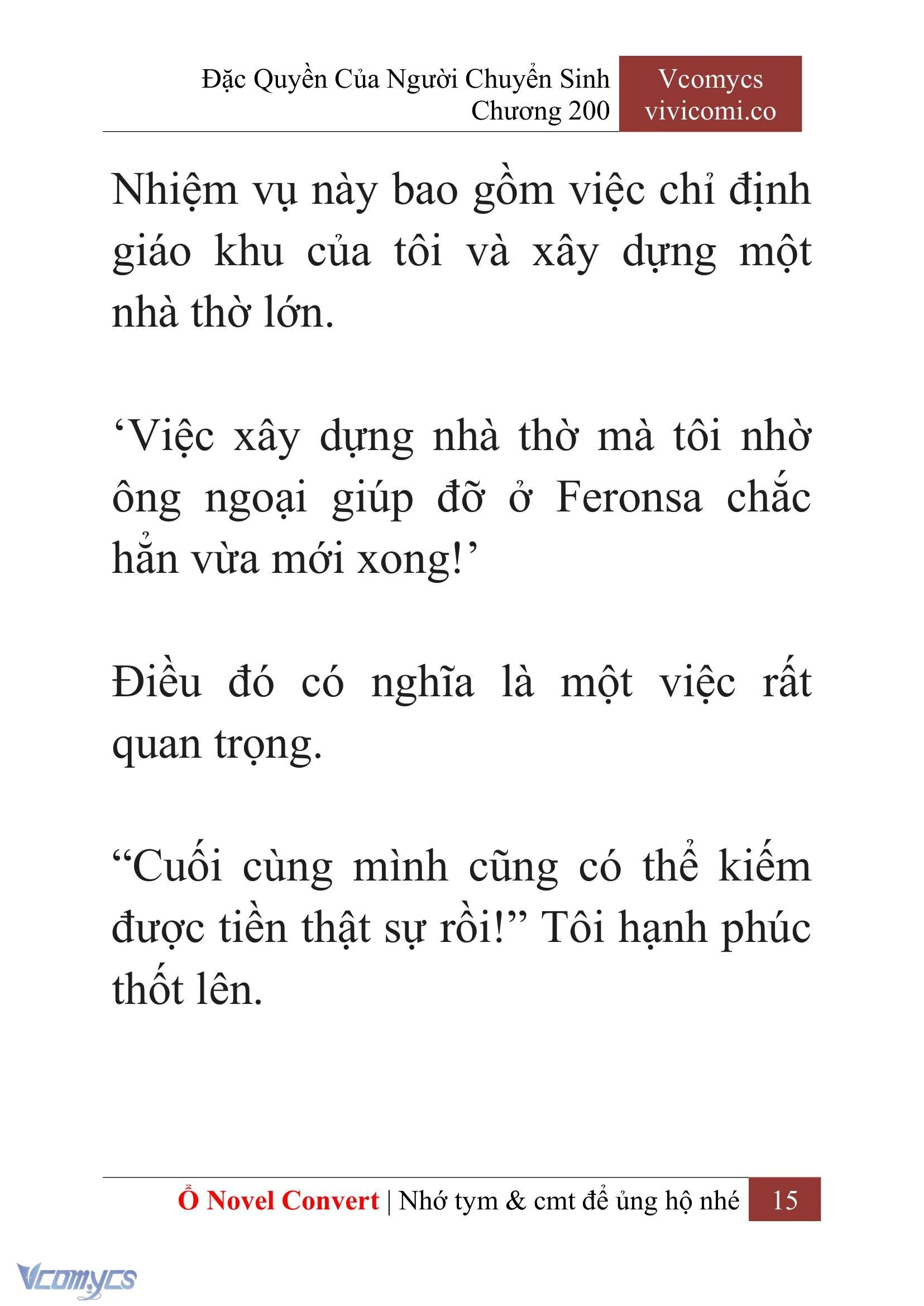 [Novel] Đặc Quyền Của Người Chuyển Sinh Chapter  200 - 18
