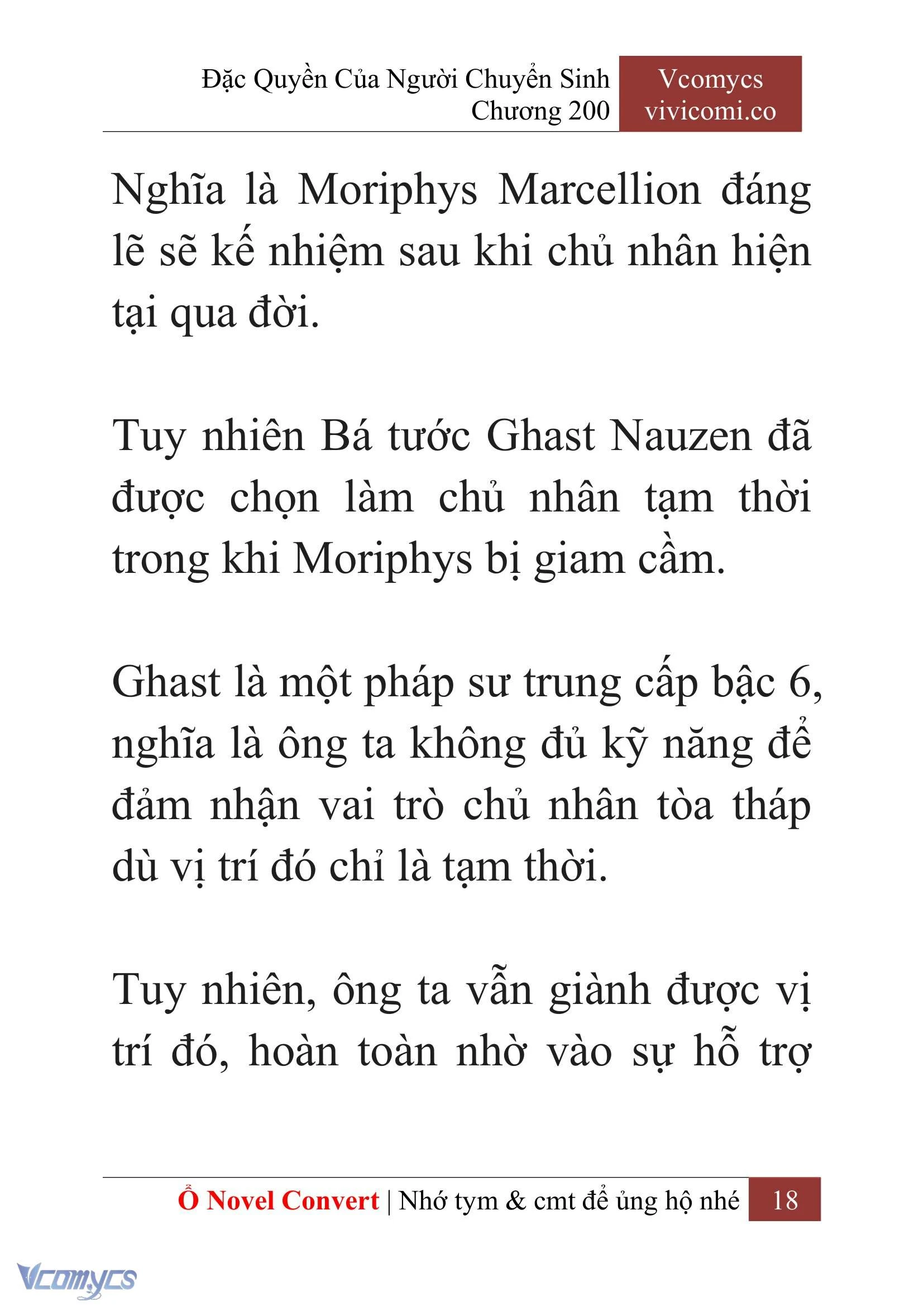 [Novel] Đặc Quyền Của Người Chuyển Sinh Chapter  200 - 21