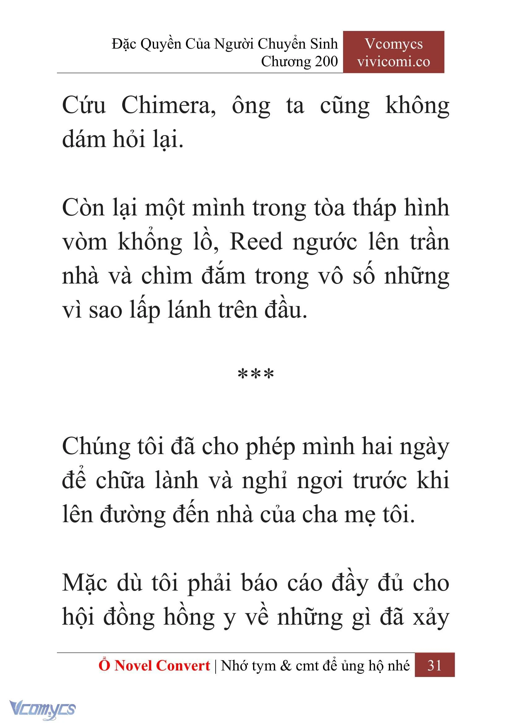 [Novel] Đặc Quyền Của Người Chuyển Sinh Chapter  200 - 34