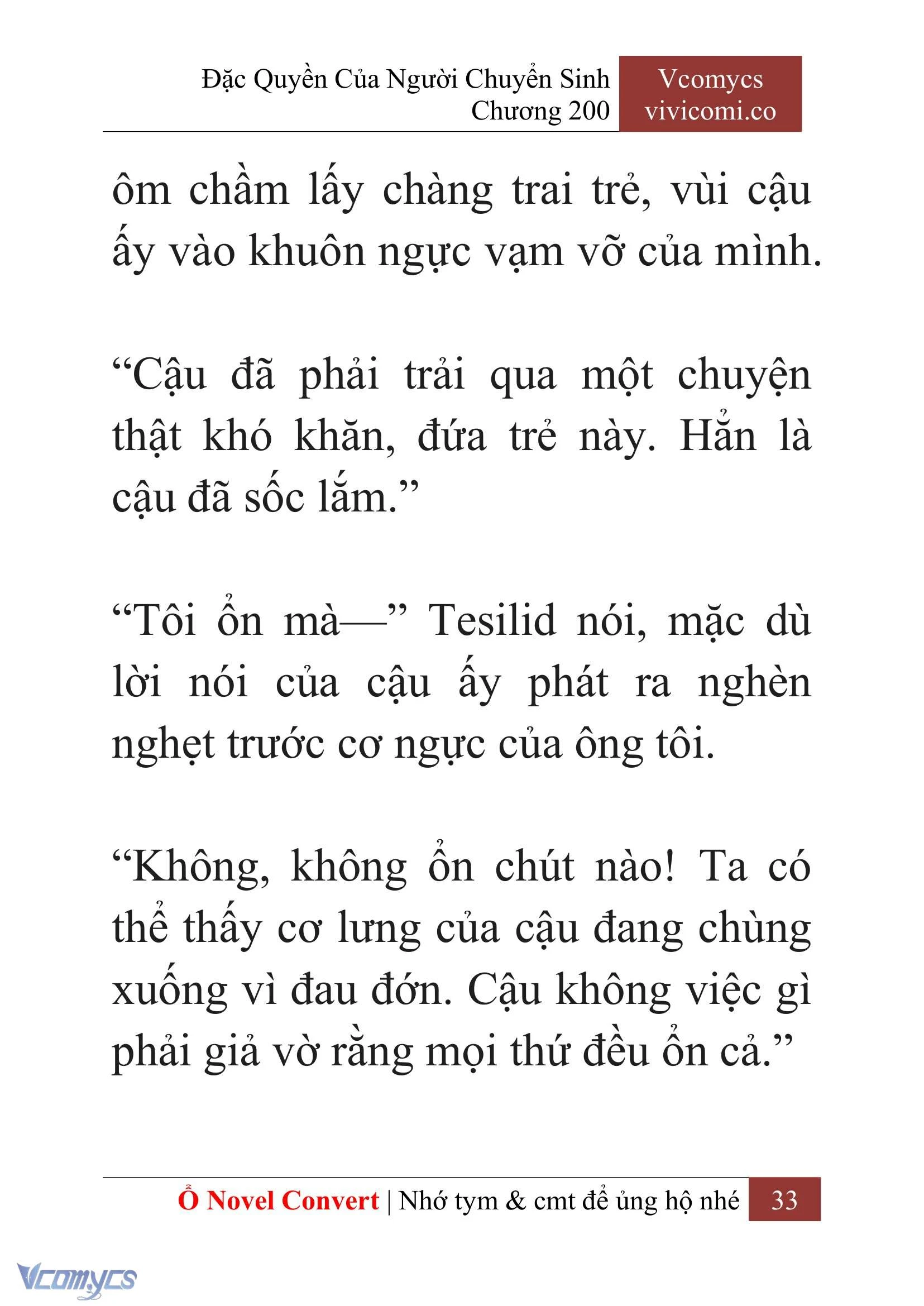 [Novel] Đặc Quyền Của Người Chuyển Sinh Chapter  200 - 36
