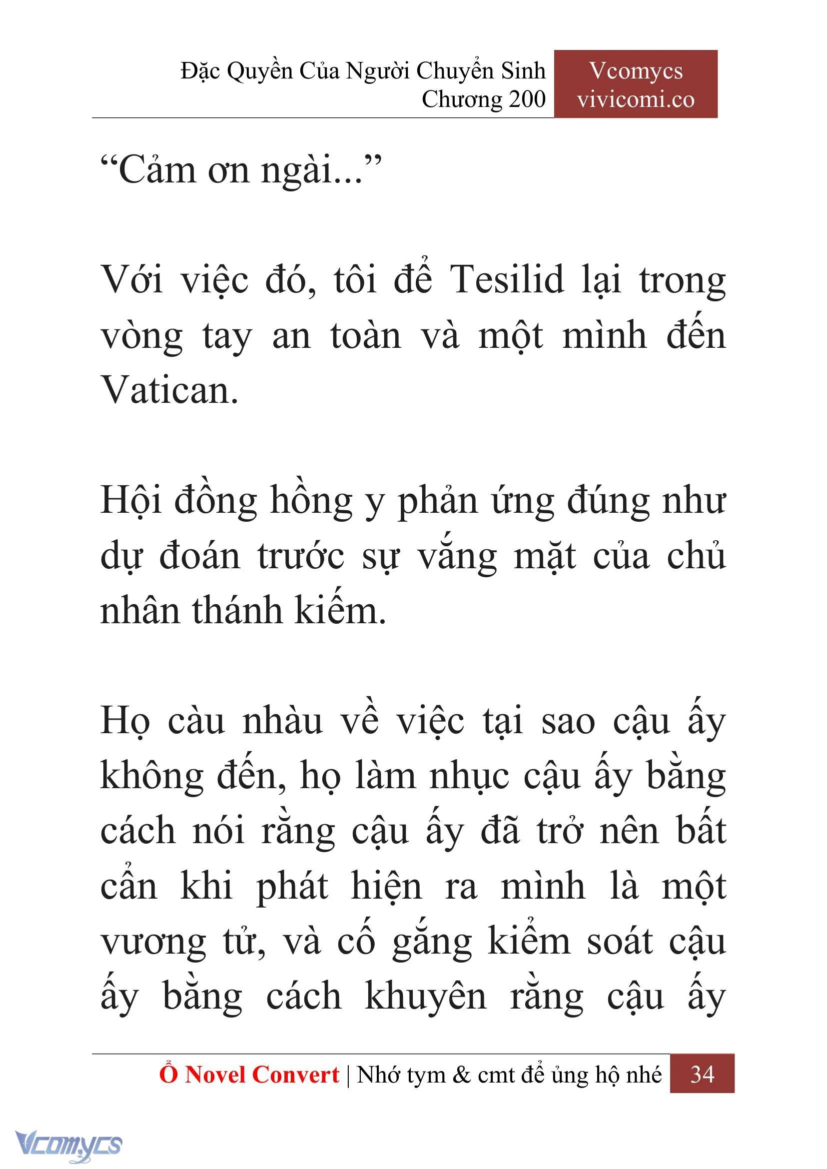 [Novel] Đặc Quyền Của Người Chuyển Sinh Chapter  200 - 37