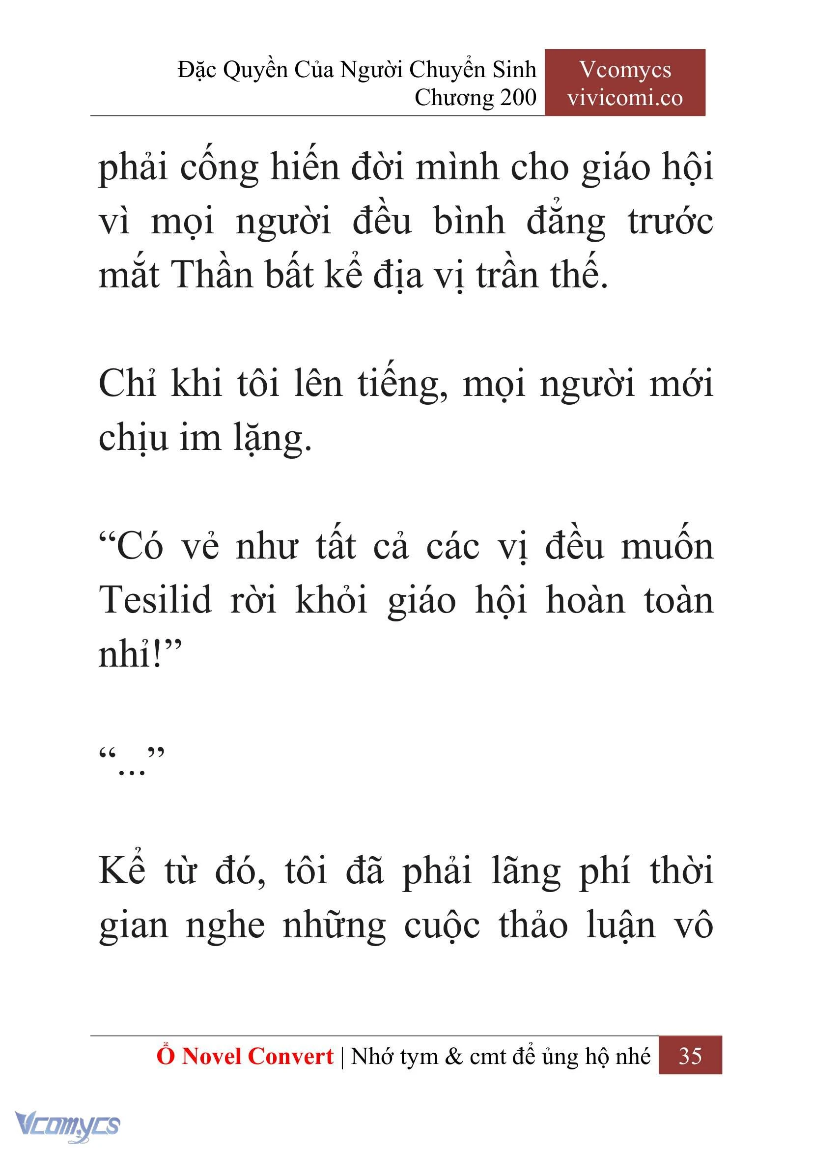 [Novel] Đặc Quyền Của Người Chuyển Sinh Chapter  200 - 38