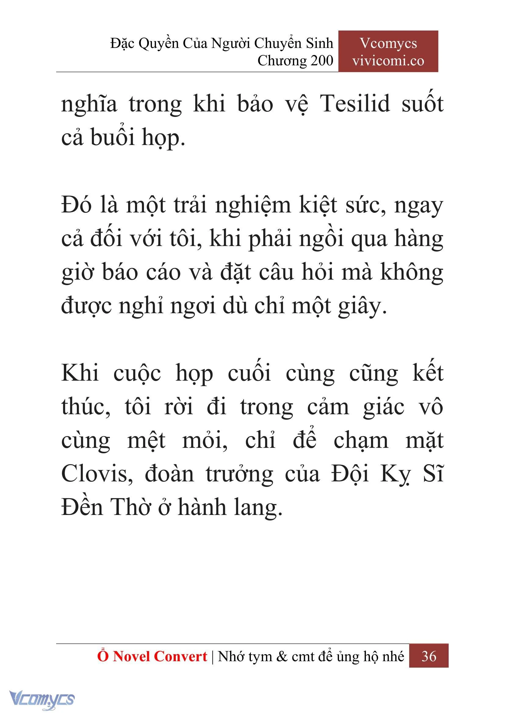 [Novel] Đặc Quyền Của Người Chuyển Sinh Chapter  200 - 39