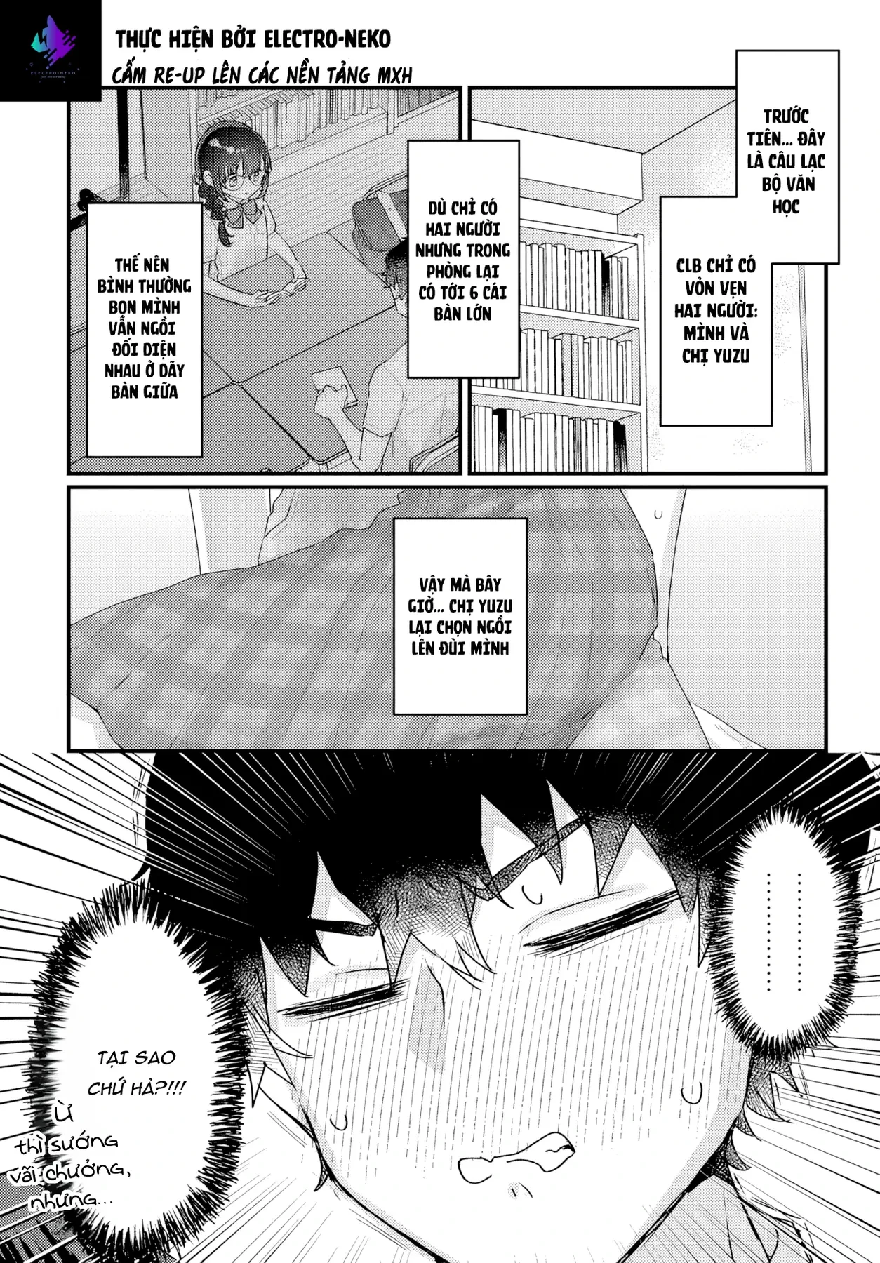 Từ ngày tôi để đàn chị trong câu lạc bộ văn học nhỏ nhắn, đáng iu, tri thức ngồi lên đùi. Ngày nào chị ấy cũng tìm đến tôi. Chapter  2.1 - 15