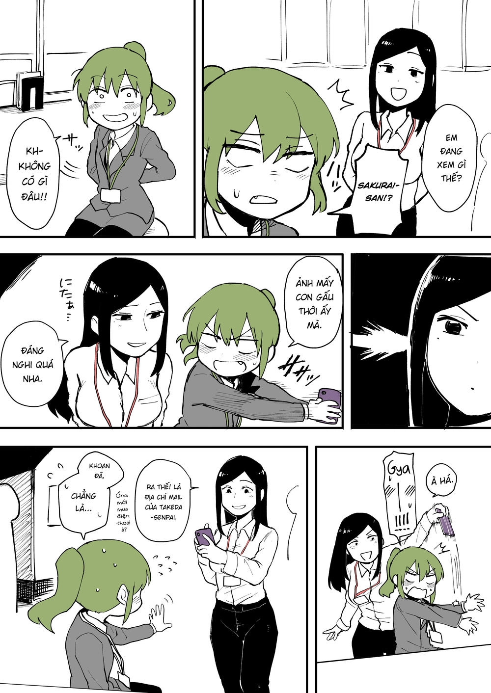 Senpai Ga Urusai Kouhai No Hanashi Chapter 9 - 2