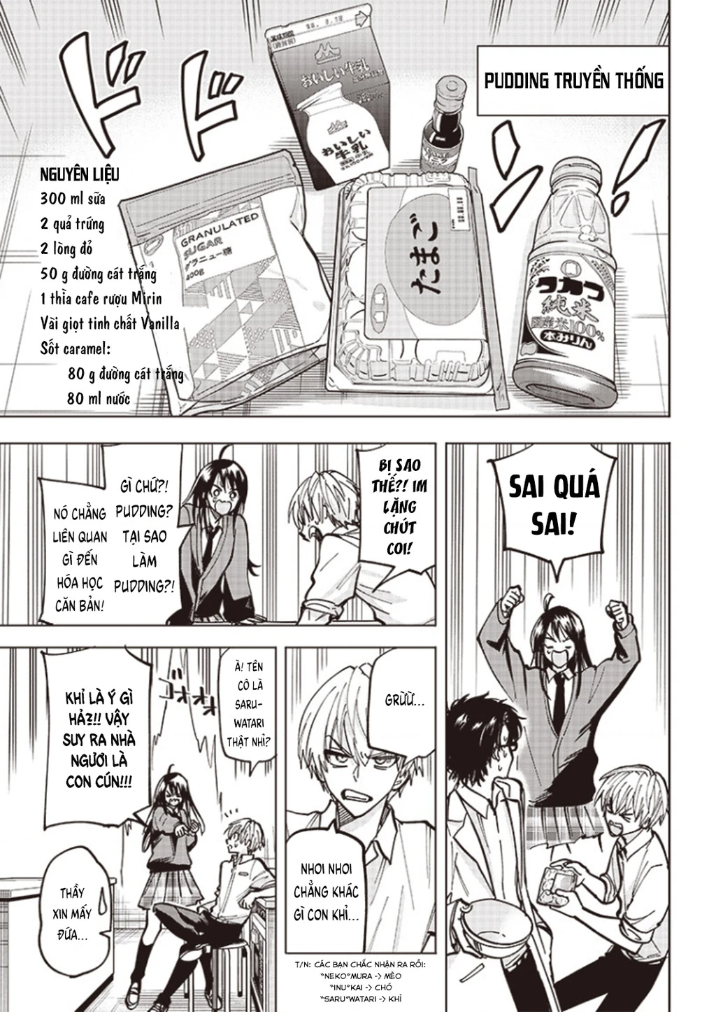 Tên Đầu Gấu Và Bữa Ăn Khoa Học Chapter 3 - 13