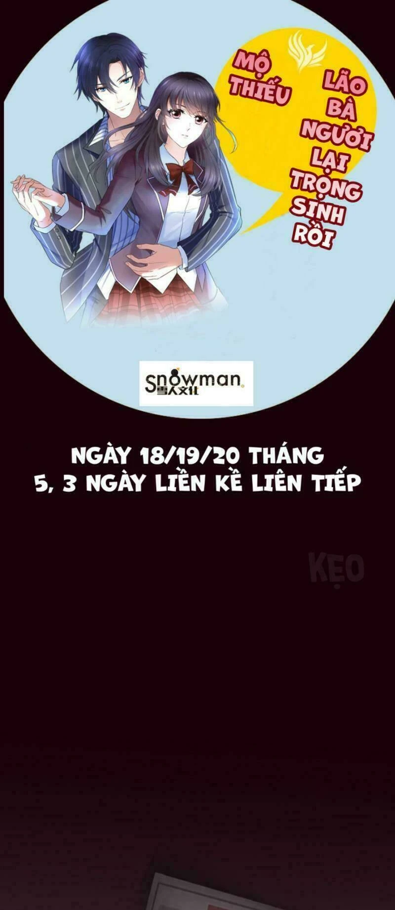 Mộ Thiếu, Lão Bà Ngươi Trọng Sinh Lại Rồi! Chapter  1 - 2