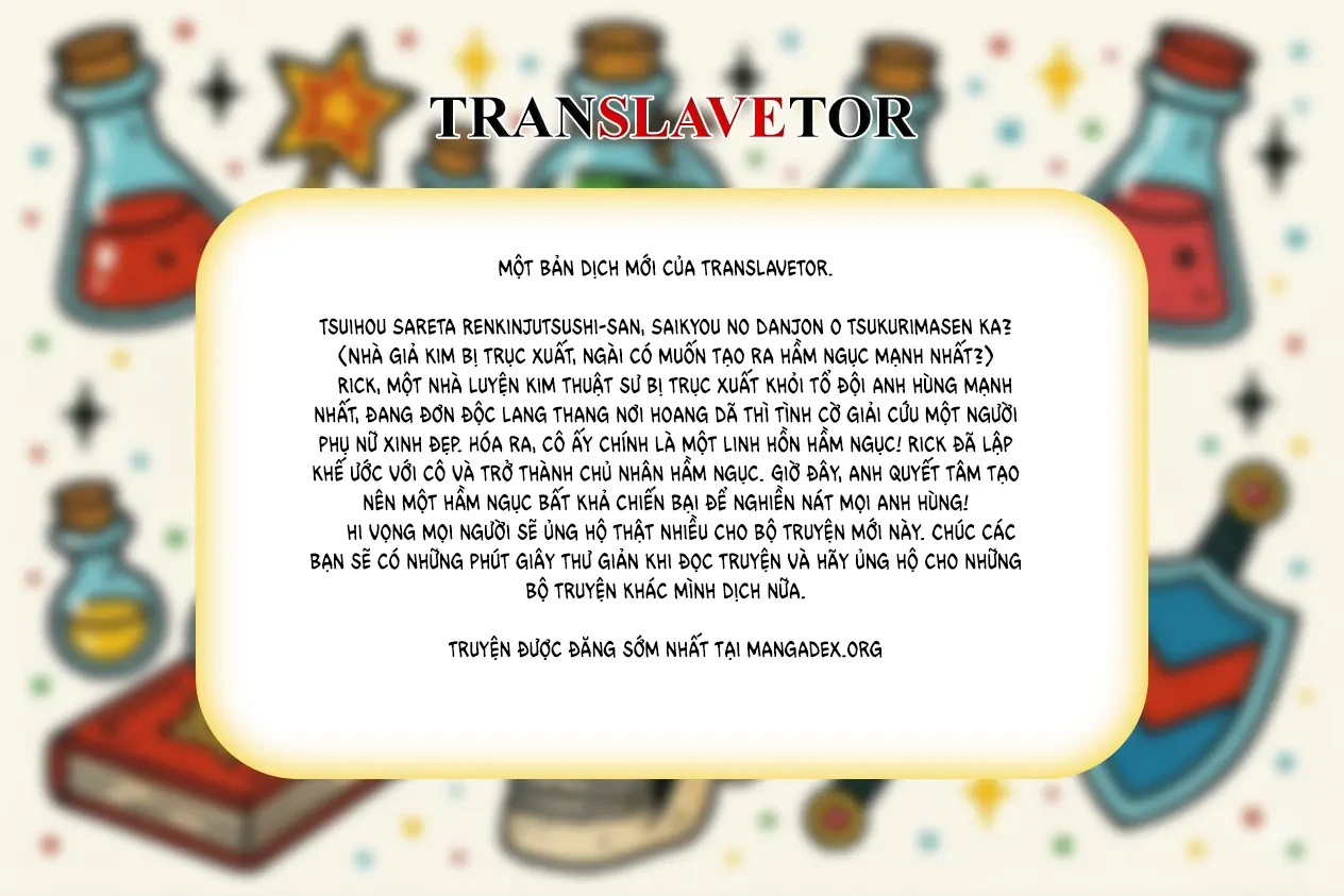 Tsuihou Sareta Renkinjutsushisan, Saikyou no Danjon o Tsukurimasen ka? Chapter 1.1 - 21