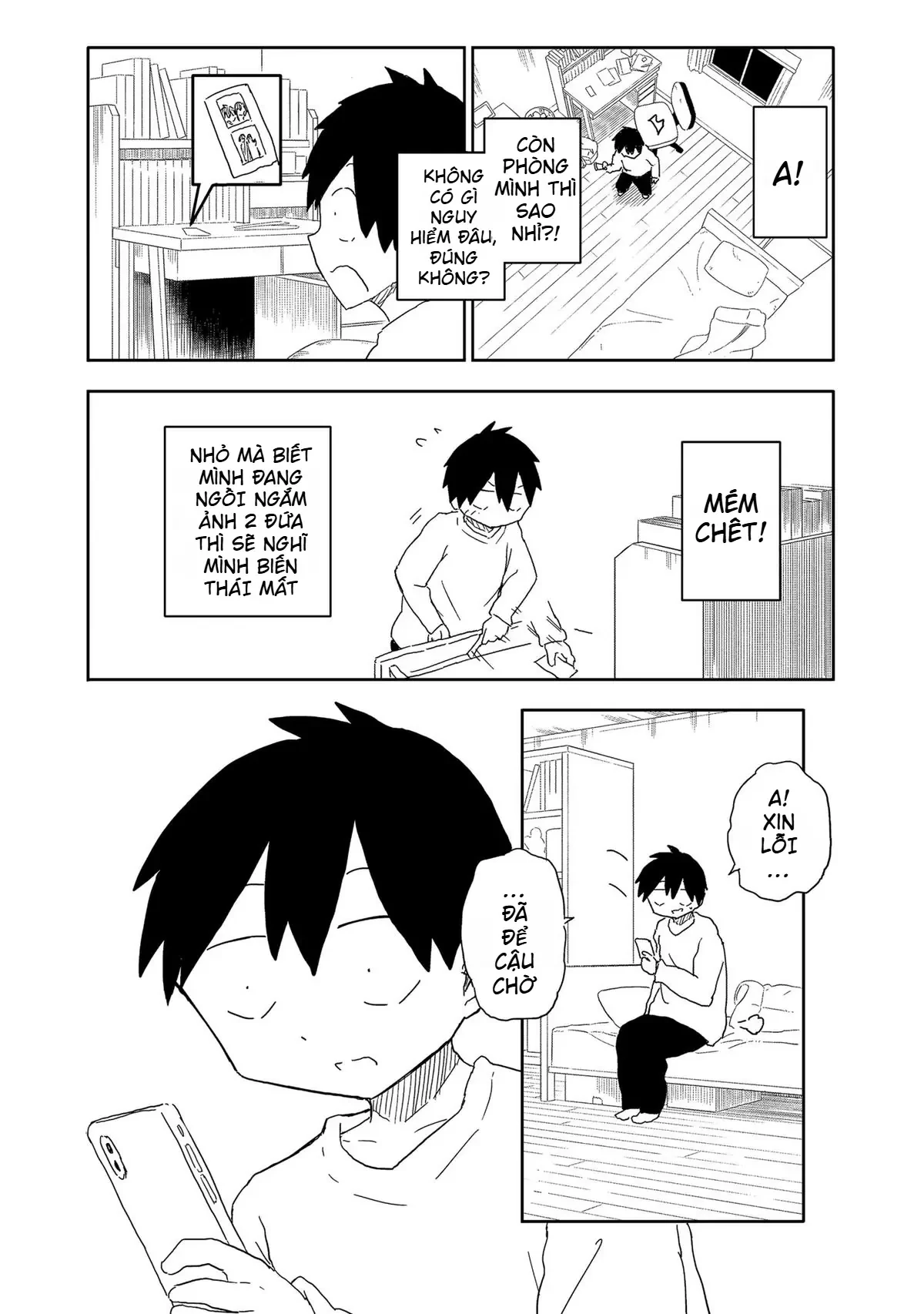 Dừng lại đi! Không mình đổ cậu mất !!! Chapter  13 - 6