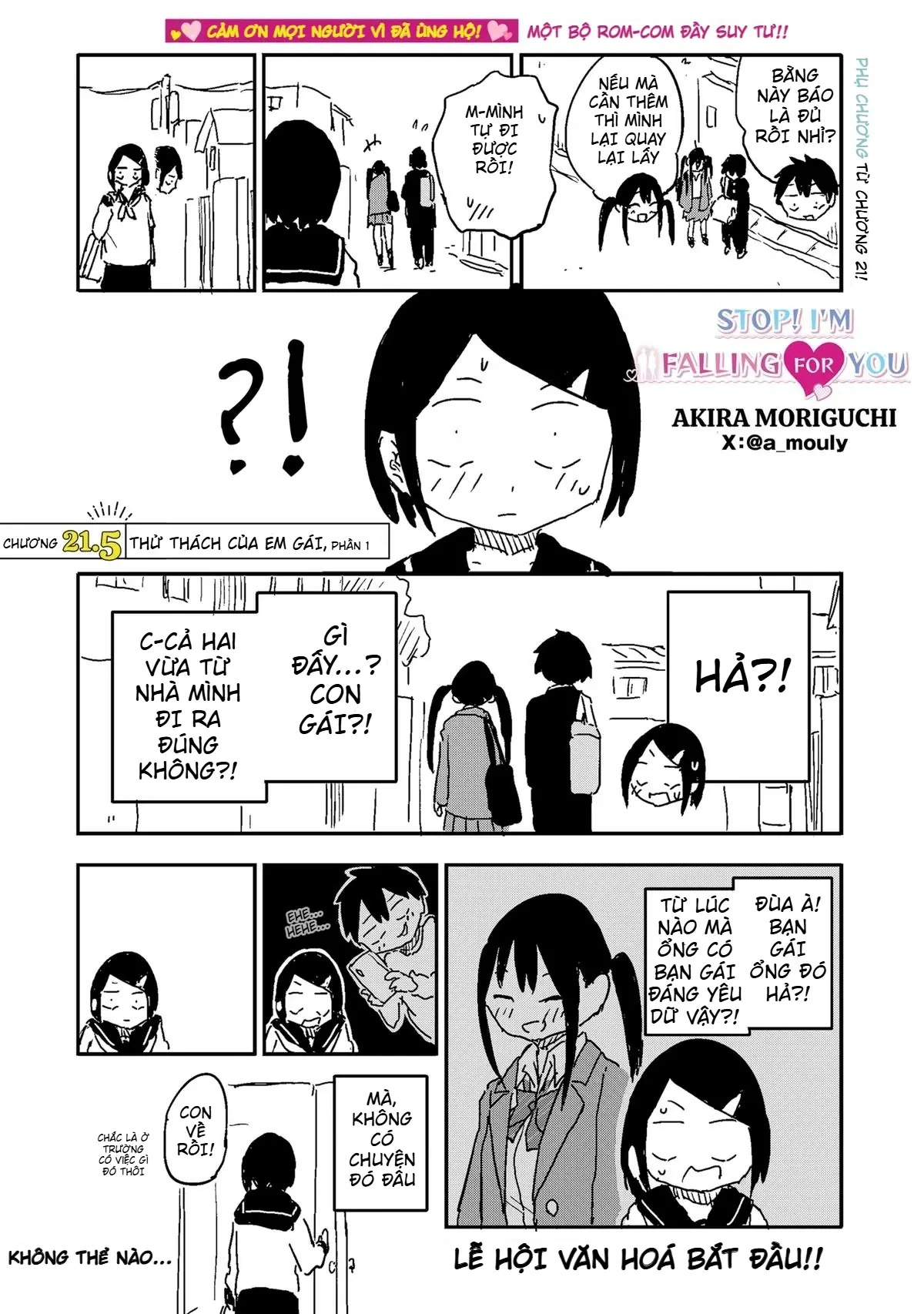 Dừng lại đi! Không mình đổ cậu mất !!! Chapter  21.5 - 6