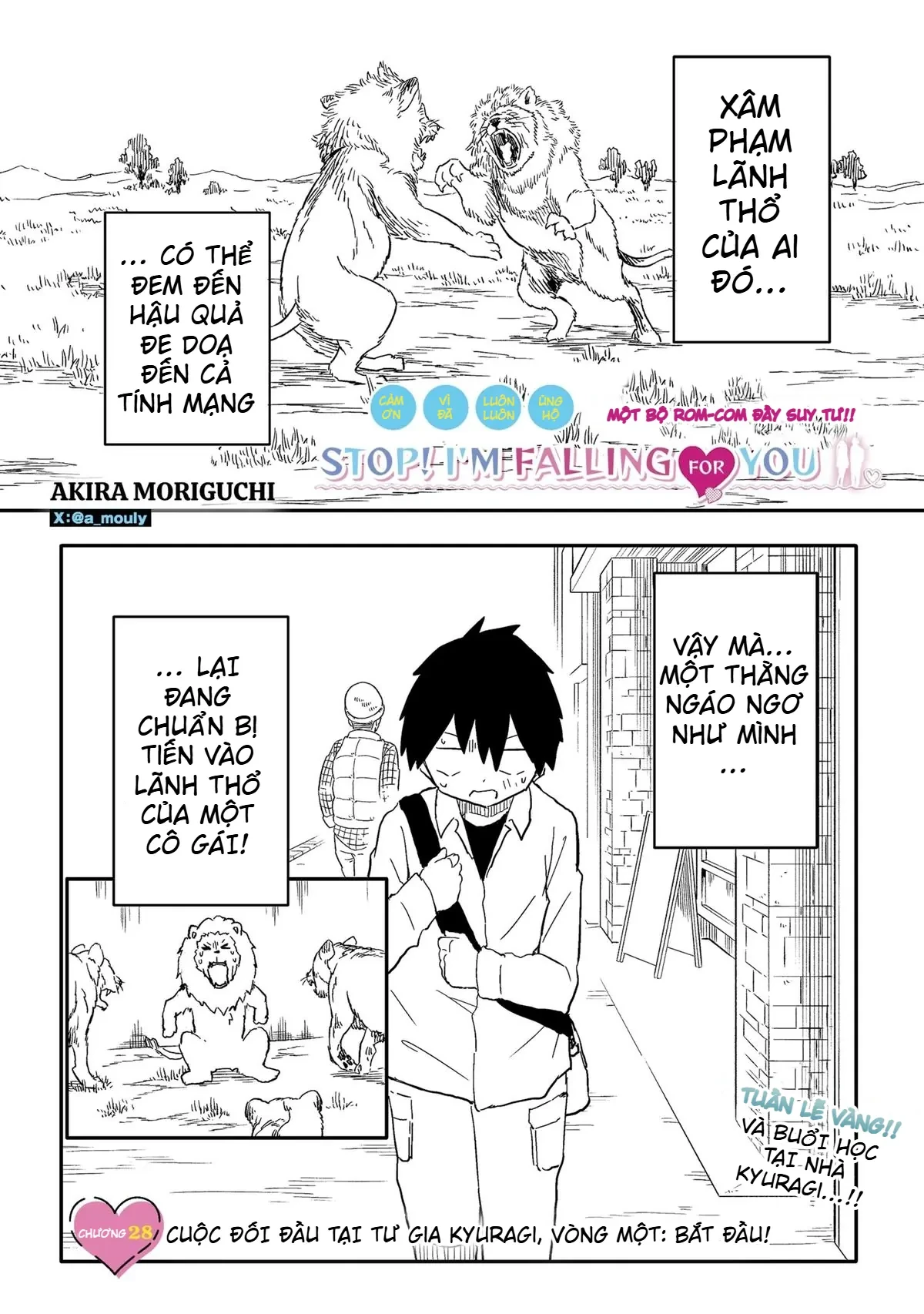 Dừng lại đi! Không mình đổ cậu mất !!! Chapter  28 - 2