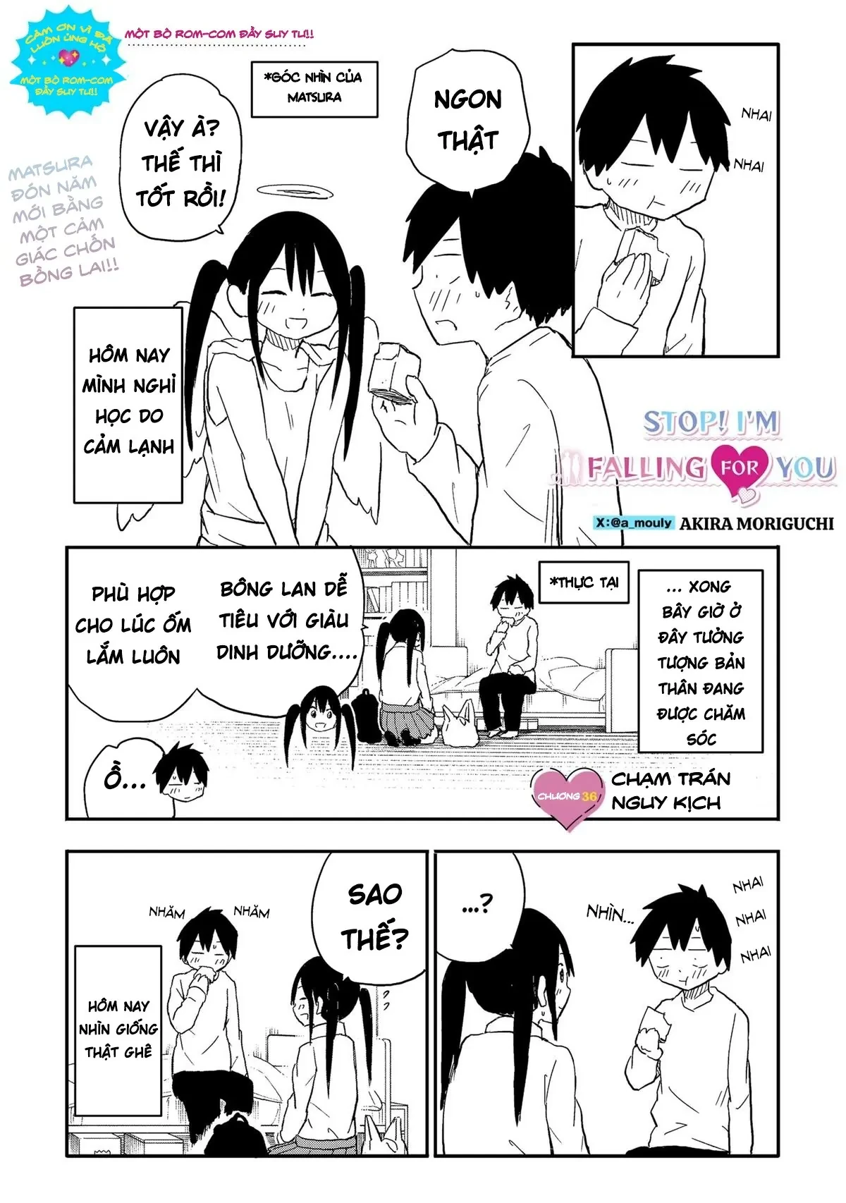 Dừng lại đi! Không mình đổ cậu mất !!! Chapter  36 - 2