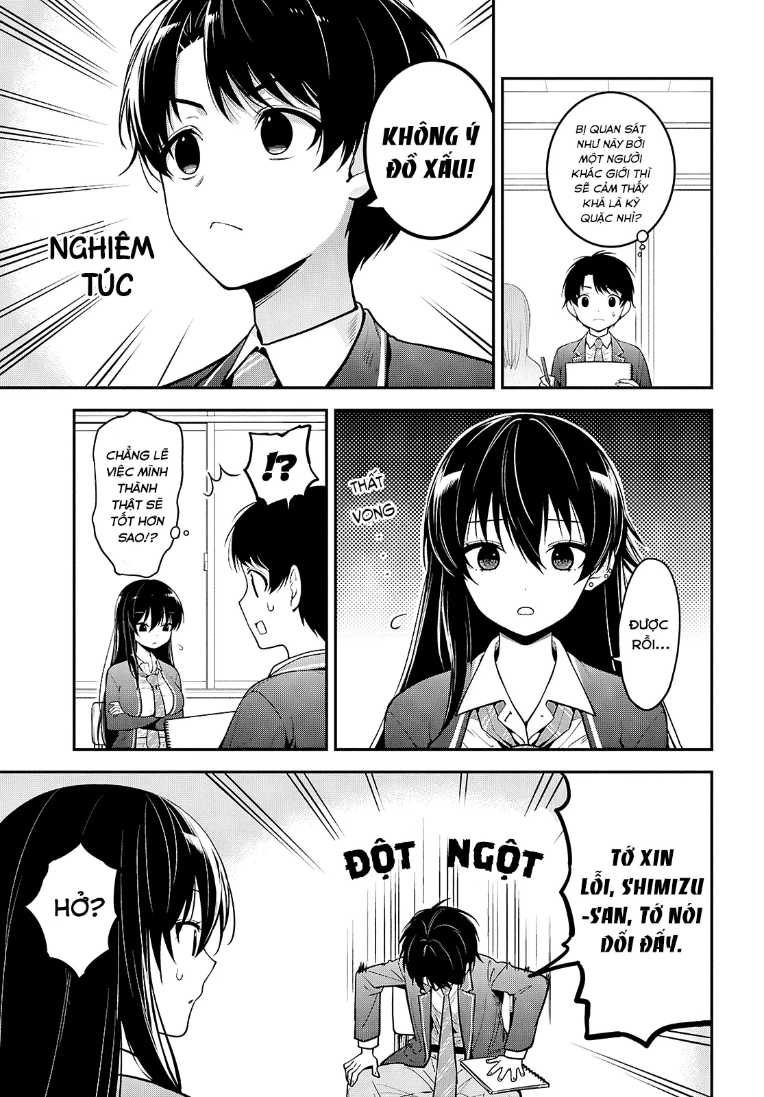 Cô Nàng Yankee Shimizu-san Bàn Bên Đã Nhuộm Tóc Đen Mất Rồi Chapter  1 - 21