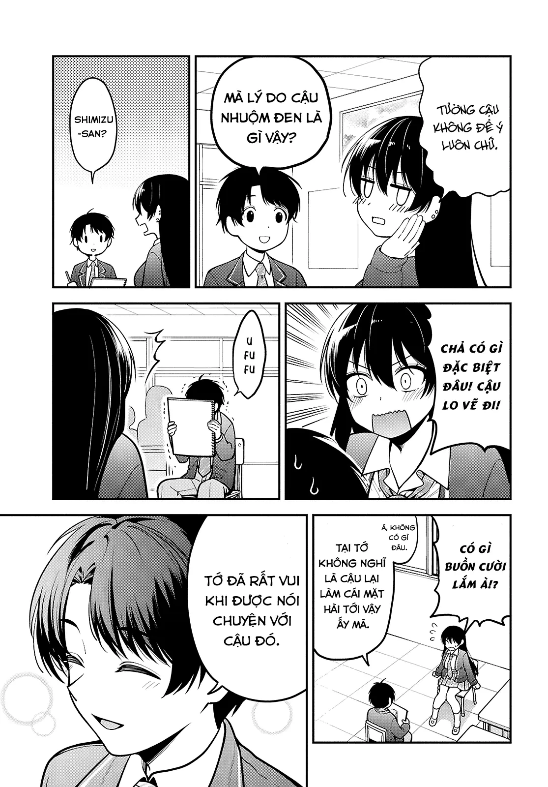 Cô Nàng Yankee Shimizu-san Bàn Bên Đã Nhuộm Tóc Đen Mất Rồi Chapter  1 - 27