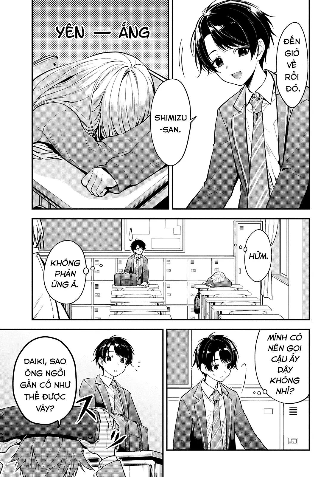 Cô Nàng Yankee Shimizu-san Bàn Bên Đã Nhuộm Tóc Đen Mất Rồi Chapter  1 - 38