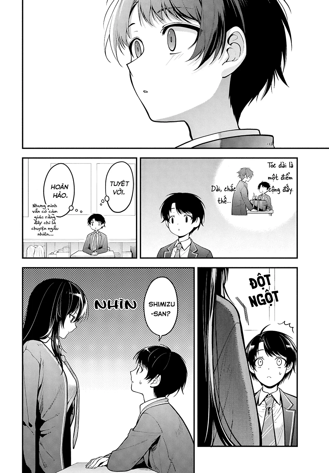 Cô Nàng Yankee Shimizu-san Bàn Bên Đã Nhuộm Tóc Đen Mất Rồi Chapter  1 - 46