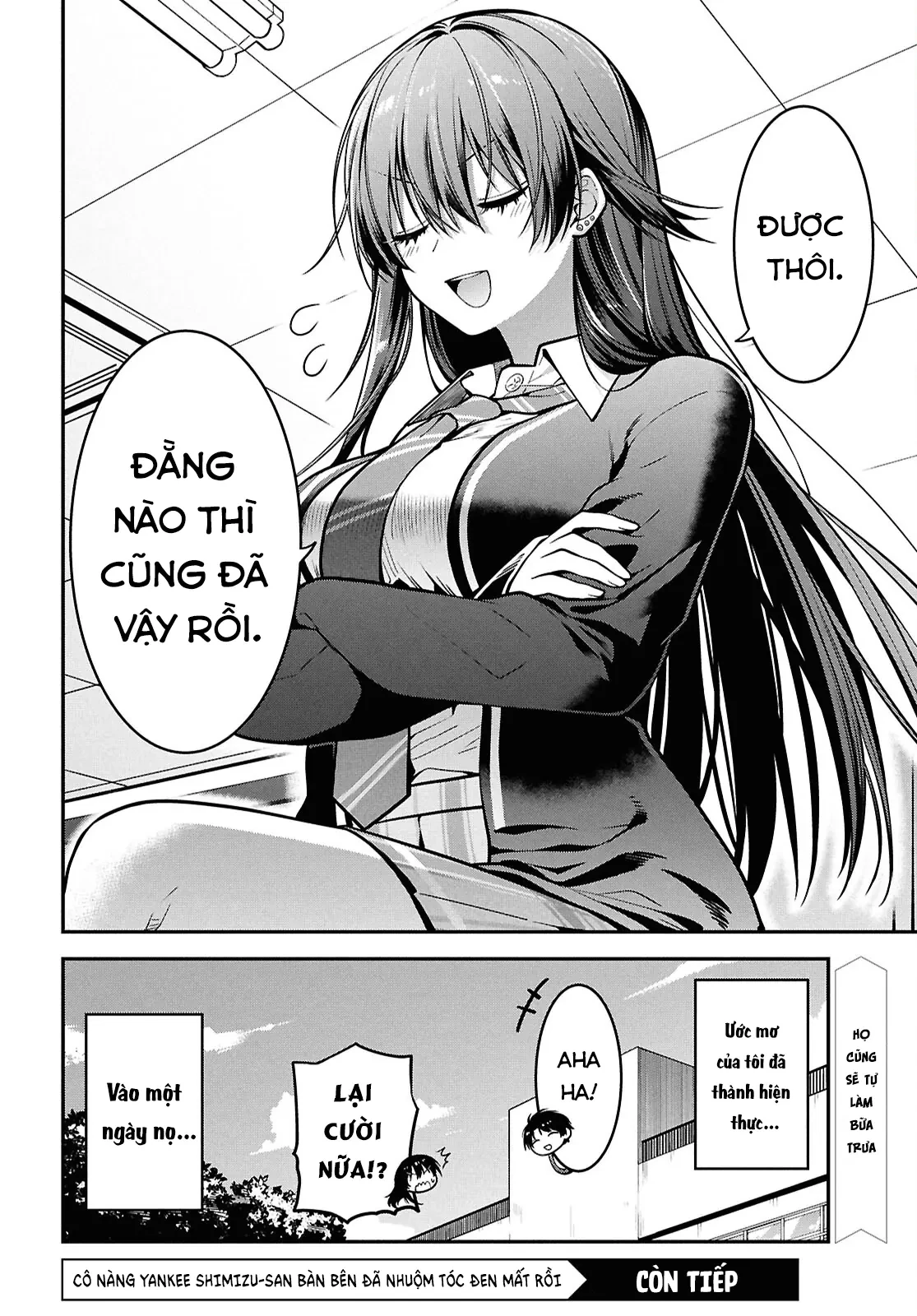 Cô Nàng Yankee Shimizu-san Bàn Bên Đã Nhuộm Tóc Đen Mất Rồi Chapter  2 - 35