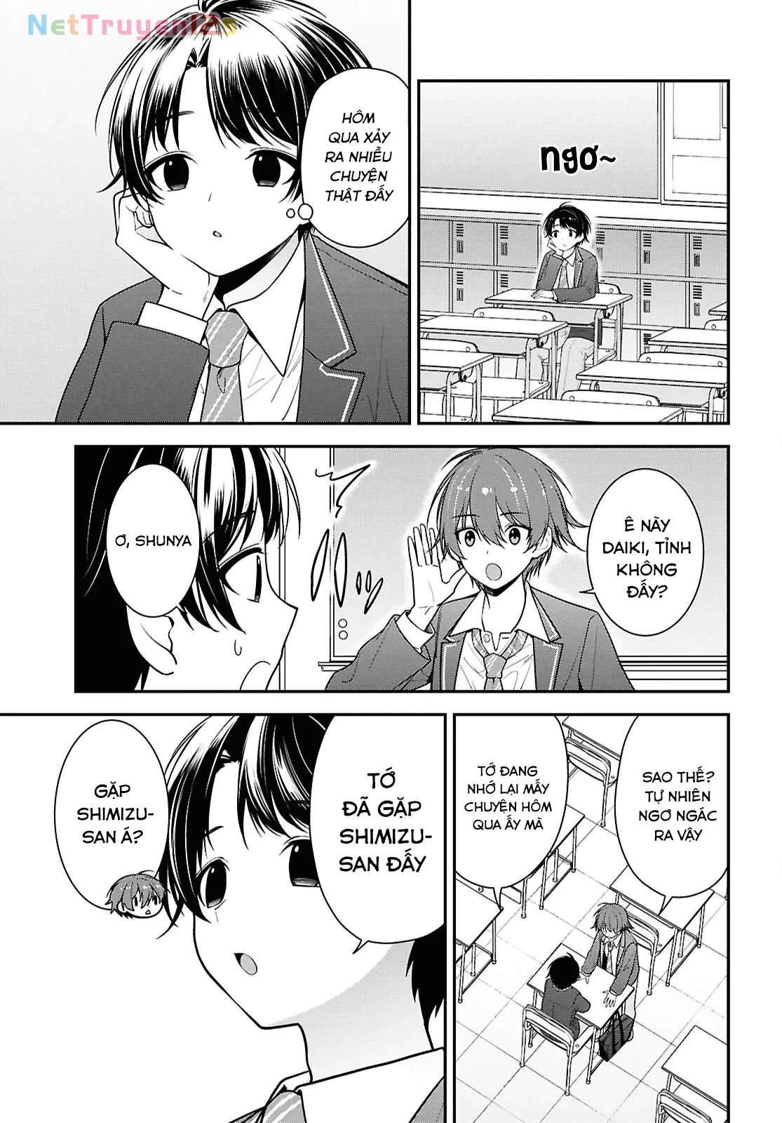 Cô Nàng Yankee Shimizu-san Bàn Bên Đã Nhuộm Tóc Đen Mất Rồi Chapter  9 - 6