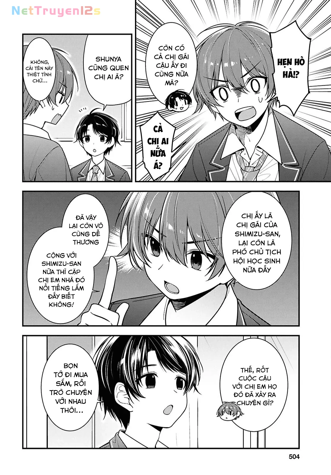 Cô Nàng Yankee Shimizu-san Bàn Bên Đã Nhuộm Tóc Đen Mất Rồi Chapter  9 - 7