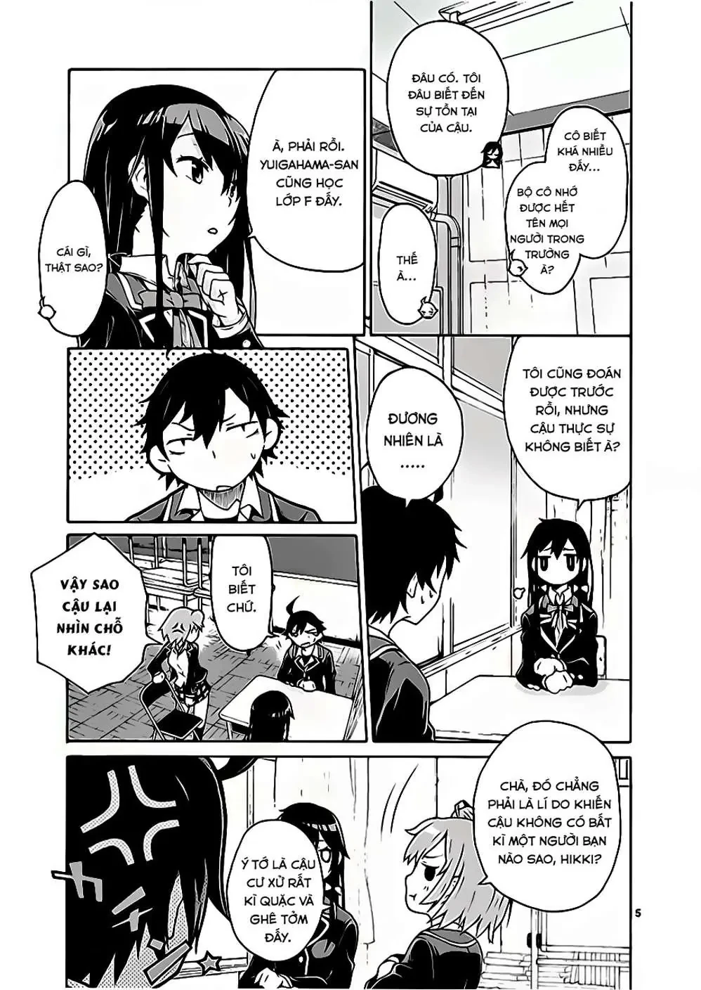 Chuyện Tình Thanh Xuân Bi Hài Của Tôi Quả Nhiên Là Sai Lầm @Comic Chapter 3 - 5