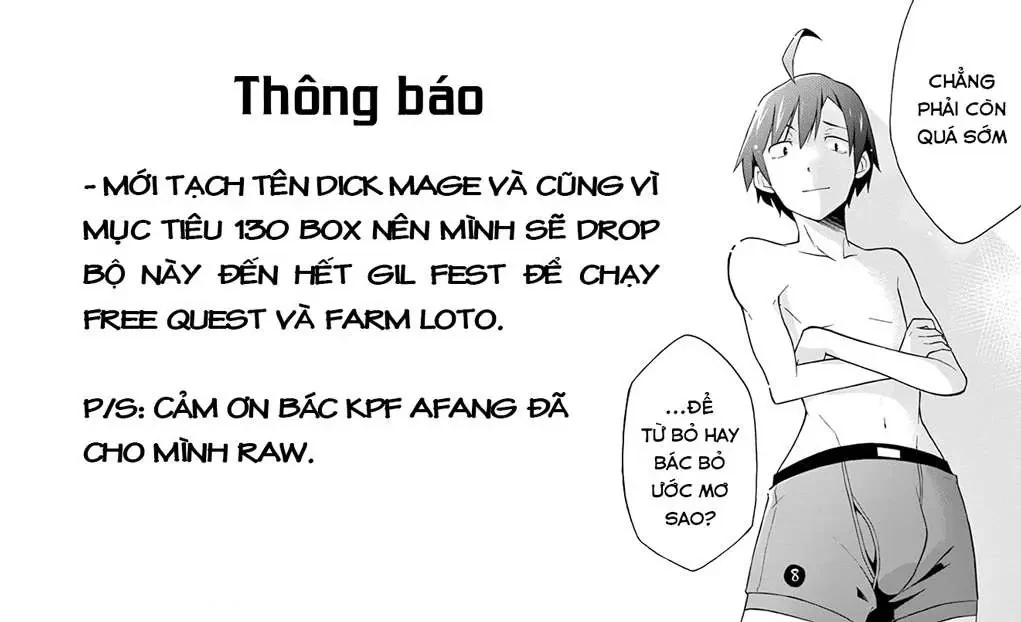 Chuyện Tình Thanh Xuân Bi Hài Của Tôi Quả Nhiên Là Sai Lầm @Comic Chapter 16 - 29