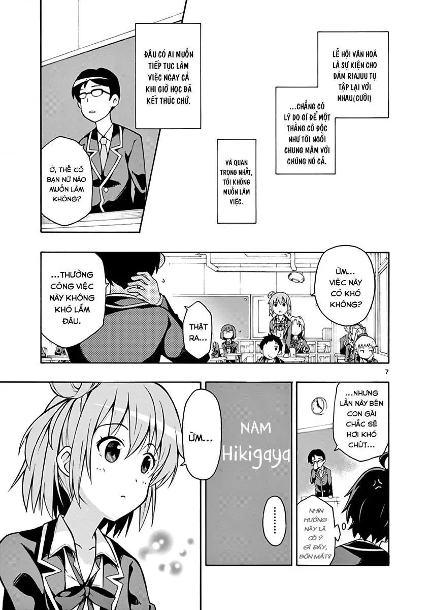 Chuyện Tình Thanh Xuân Bi Hài Của Tôi Quả Nhiên Là Sai Lầm @Comic Chapter 36 - 6