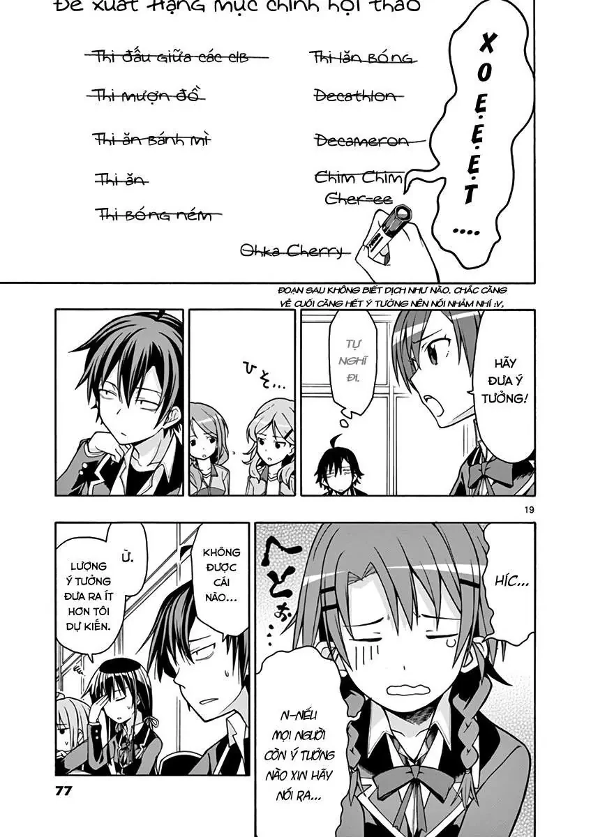 Chuyện Tình Thanh Xuân Bi Hài Của Tôi Quả Nhiên Là Sai Lầm @Comic Chapter 44 - 20