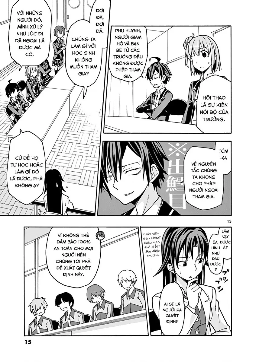 Chuyện Tình Thanh Xuân Bi Hài Của Tôi Quả Nhiên Là Sai Lầm @Comic Chapter 48 - 12