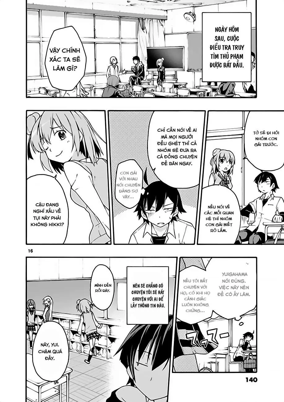 Chuyện Tình Thanh Xuân Bi Hài Của Tôi Quả Nhiên Là Sai Lầm @Comic Chapter 10 - 16