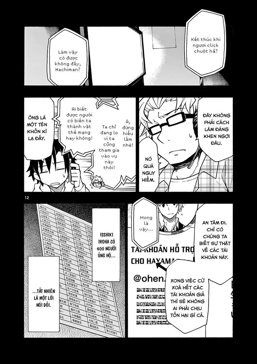 Chuyện Tình Thanh Xuân Bi Hài Của Tôi Quả Nhiên Là Sai Lầm @Comic Chapter 58 - 12