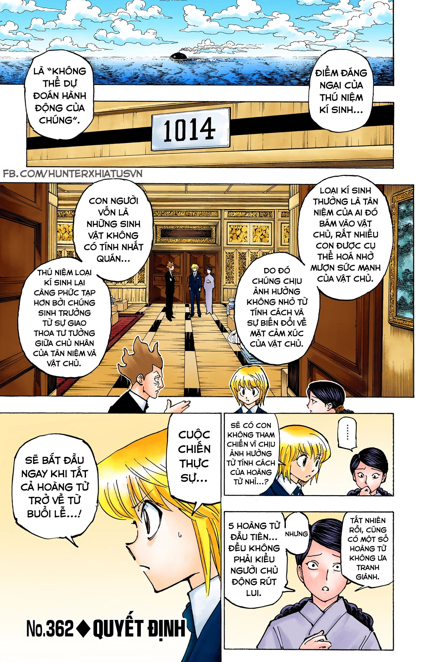 Hunter x Hunter (Bản Màu) Chapter 362 - 1