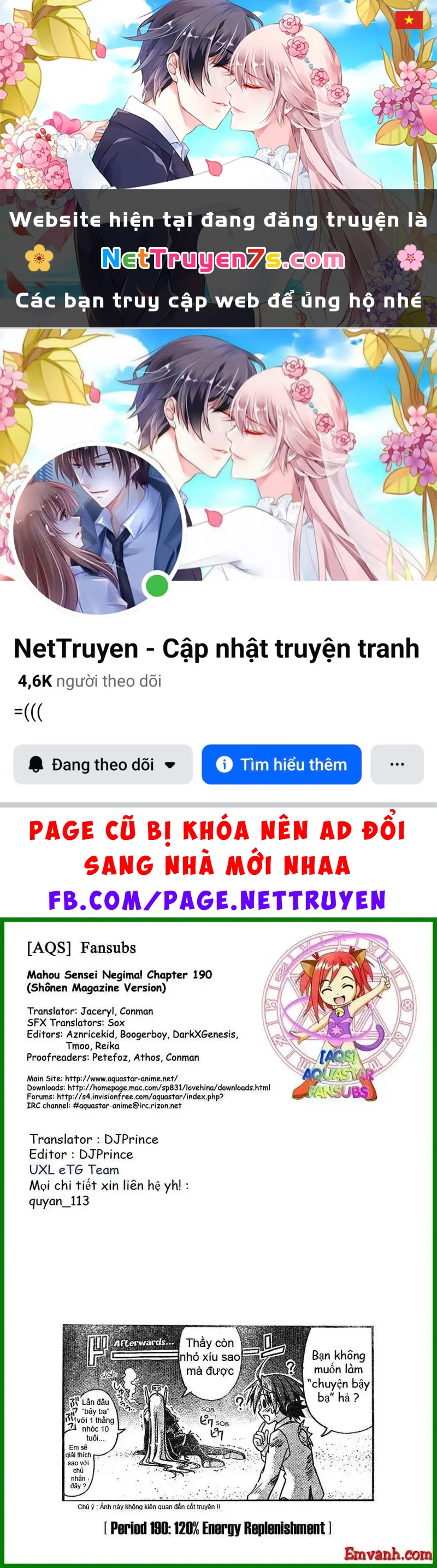 Mahou Sensei Negima! Chapter 190 - 1