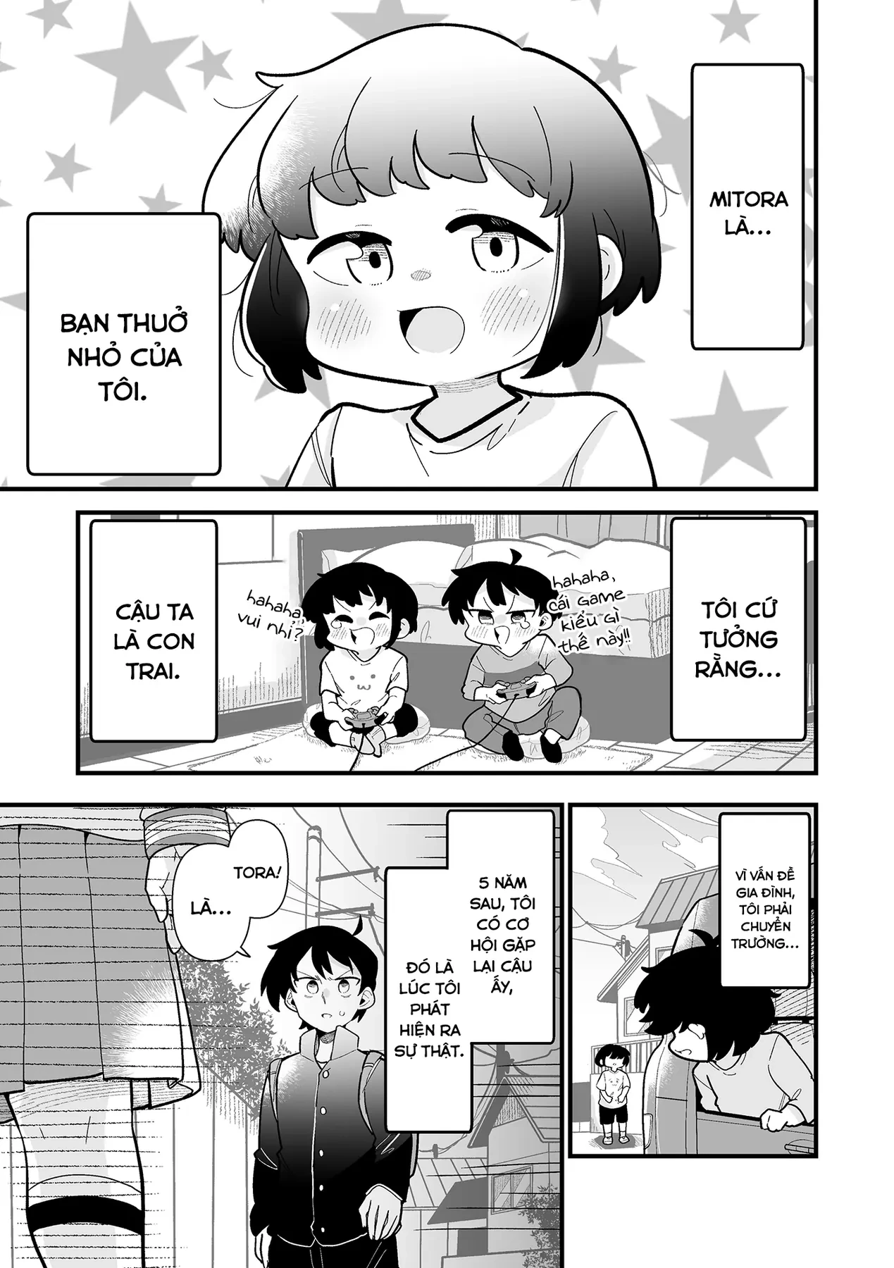 Cứ tưởng thằng bạn nối khố là giai, ai ngờ... Oneshot - 2