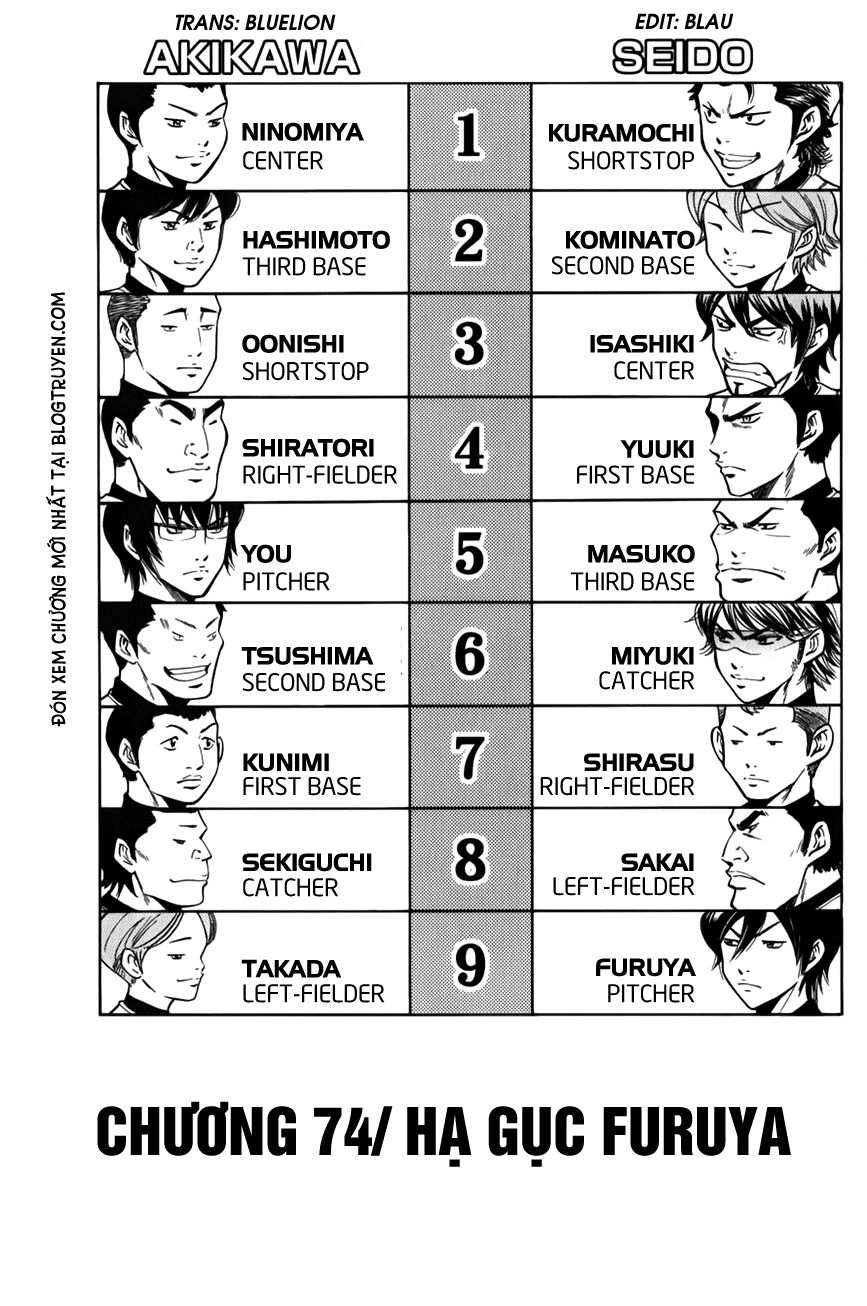 Đội Bóng Chày Siêu Đẳng Chapter 74 - 1