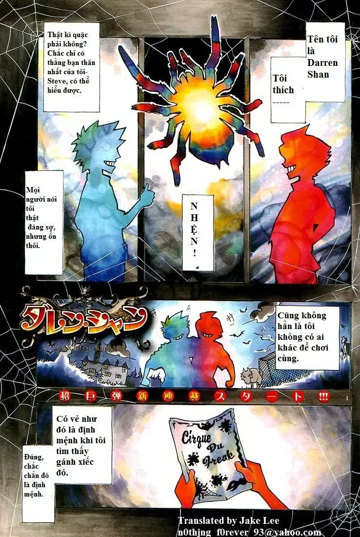 Darren Shan - Gánh Xiếc Quái Dị Chapter 1 - 3