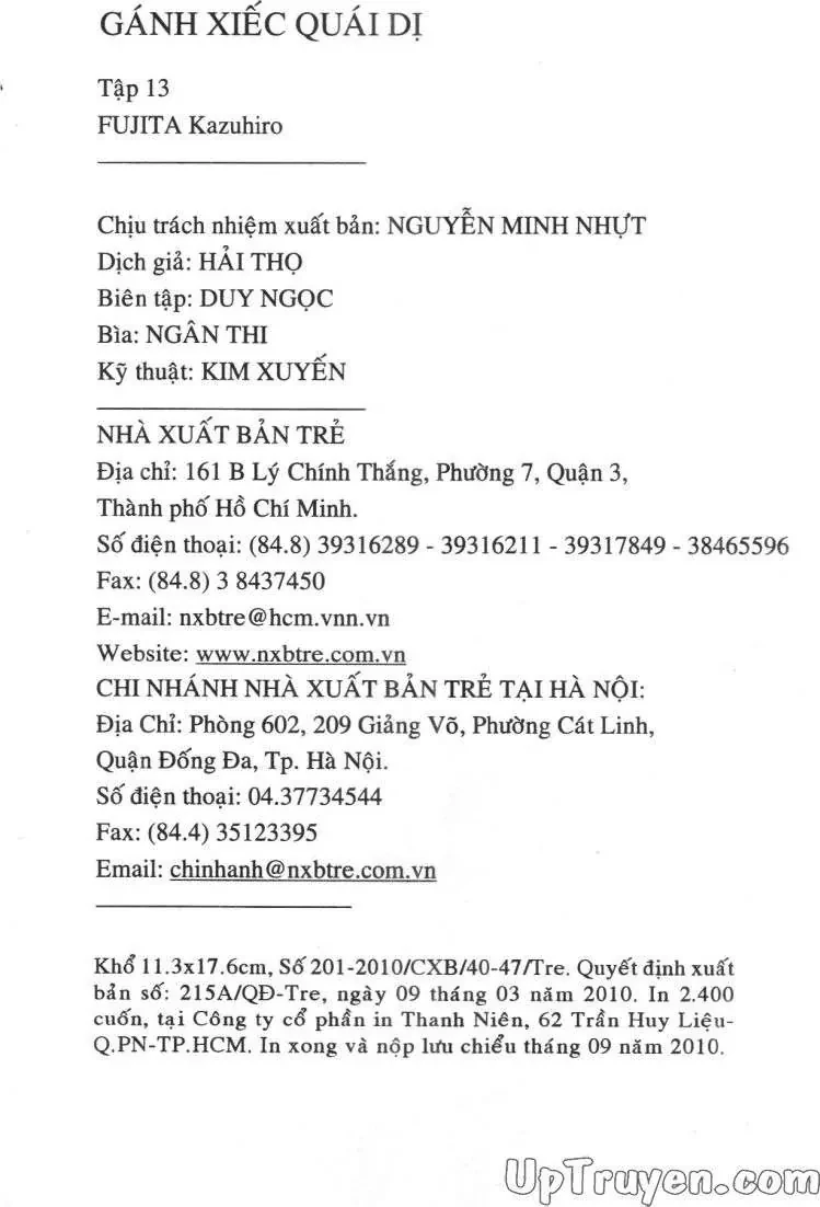 Darren Shan - Gánh Xiếc Quái Dị Chapter  13 - 4