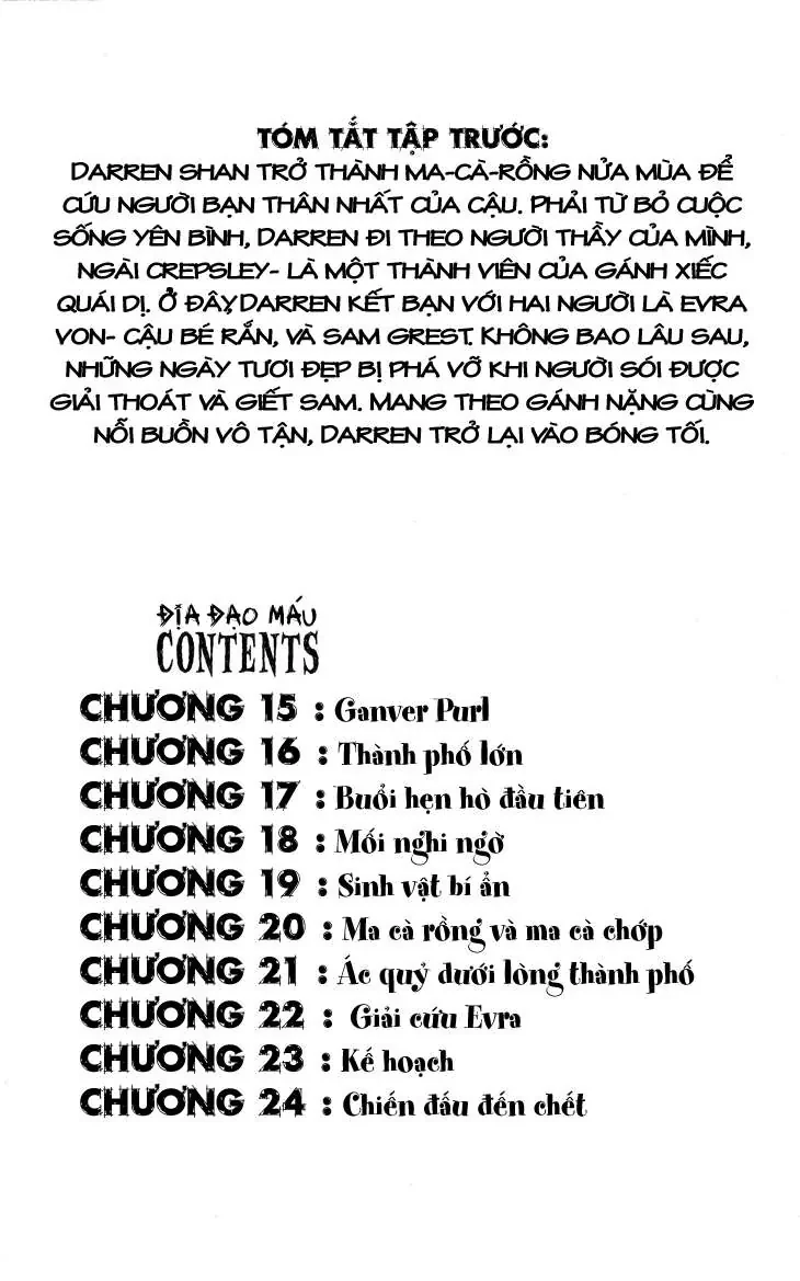 Darren Shan - Gánh Xiếc Quái Dị Chapter  15 - 2
