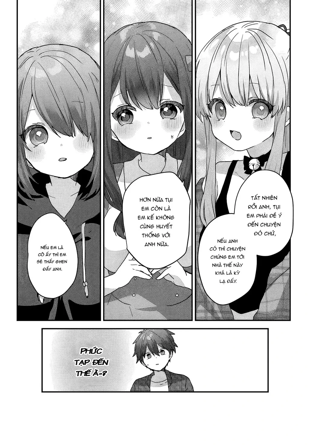 Ba Mỹ Nữ Mà Ai Cũng Đồn Trong Trường, Hóa Ra Là Những Cô Em Gái Thất Lạc Của Mình Sao. Chapter 2 - 18