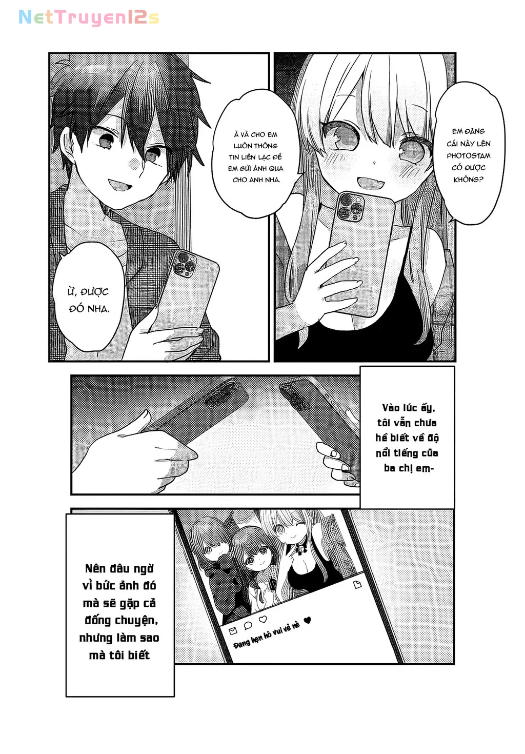 Ba Mỹ Nữ Mà Ai Cũng Đồn Trong Trường, Hóa Ra Là Những Cô Em Gái Thất Lạc Của Mình Sao. Chapter 2 - 24