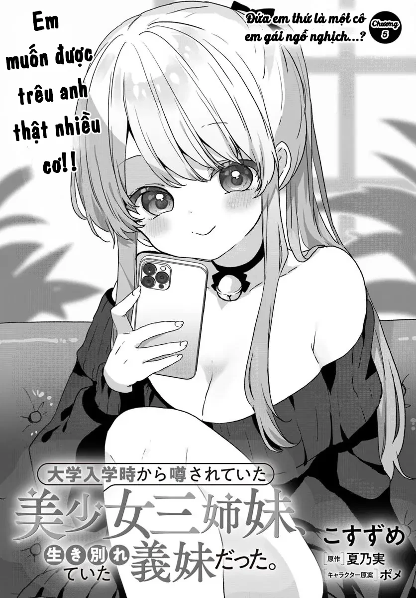 Ba Mỹ Nữ Mà Ai Cũng Đồn Trong Trường, Hóa Ra Là Những Cô Em Gái Thất Lạc Của Mình Sao. Chapter  5 - 3