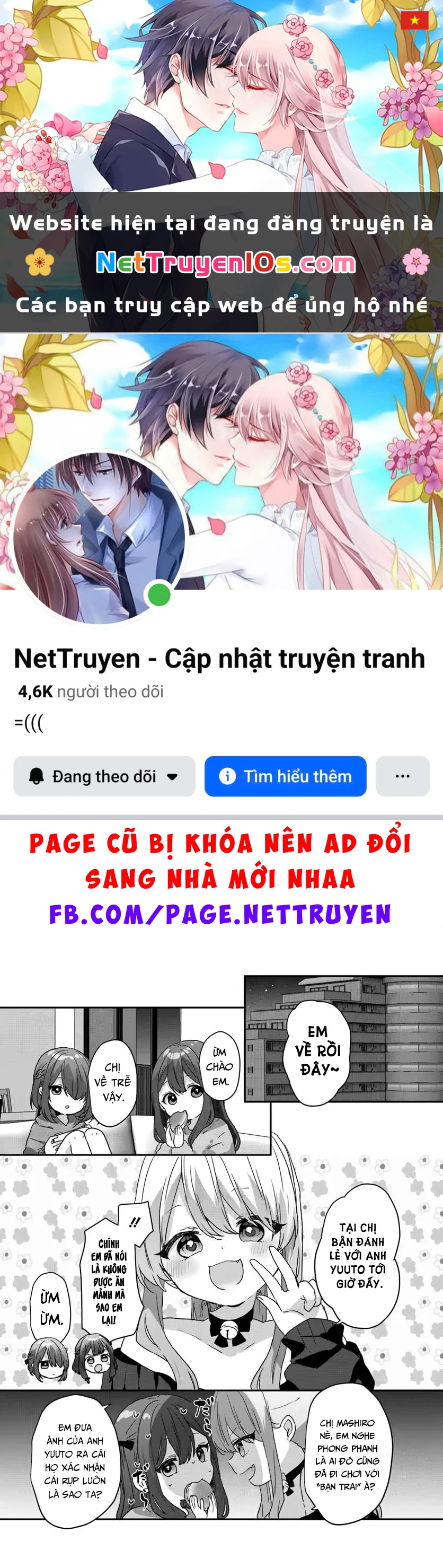 Ba Mỹ Nữ Mà Ai Cũng Đồn Trong Trường, Hóa Ra Là Những Cô Em Gái Thất Lạc Của Mình Sao. Chapter  6 - 1