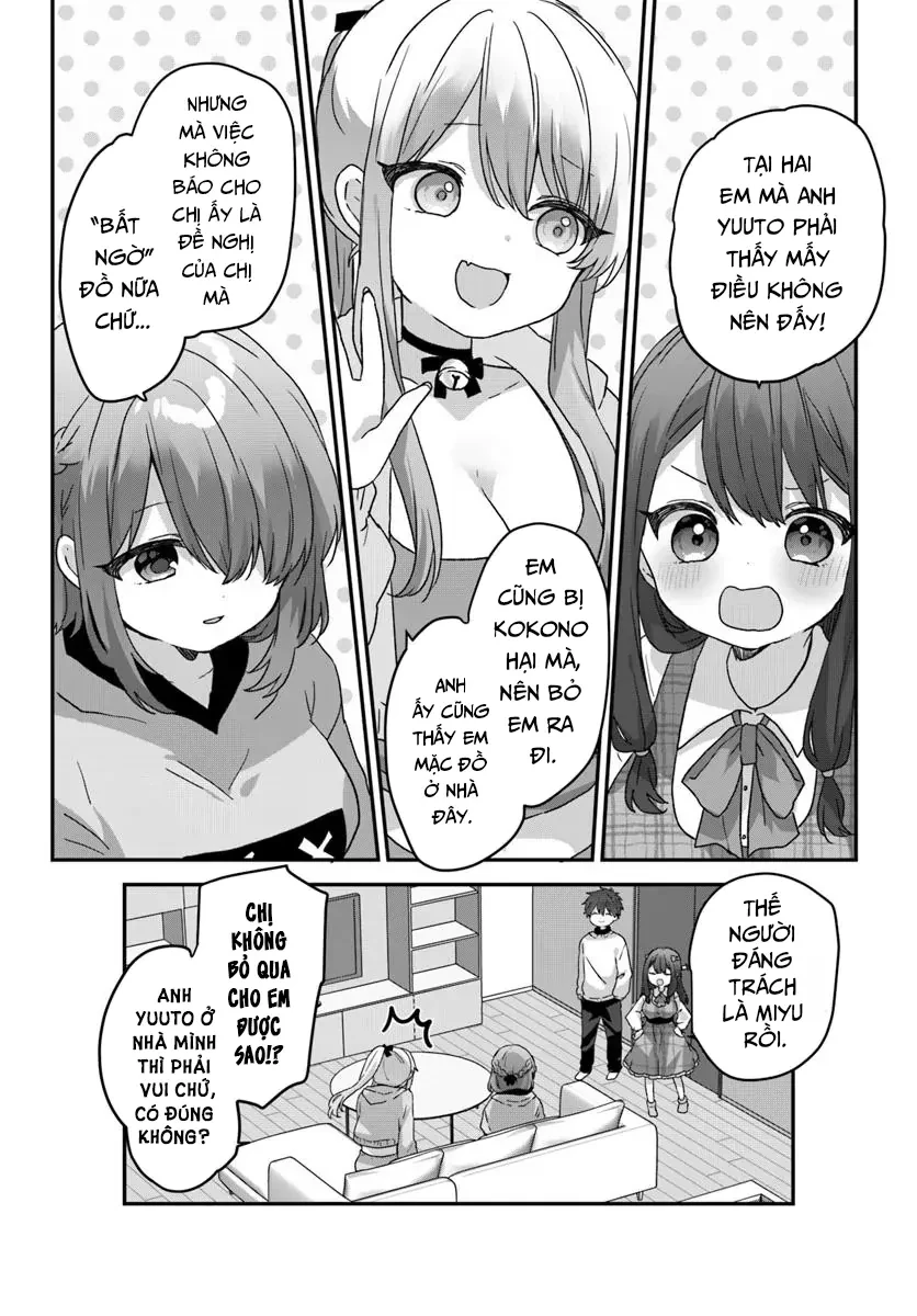 Ba Mỹ Nữ Mà Ai Cũng Đồn Trong Trường, Hóa Ra Là Những Cô Em Gái Thất Lạc Của Mình Sao. Chapter  7 - 16